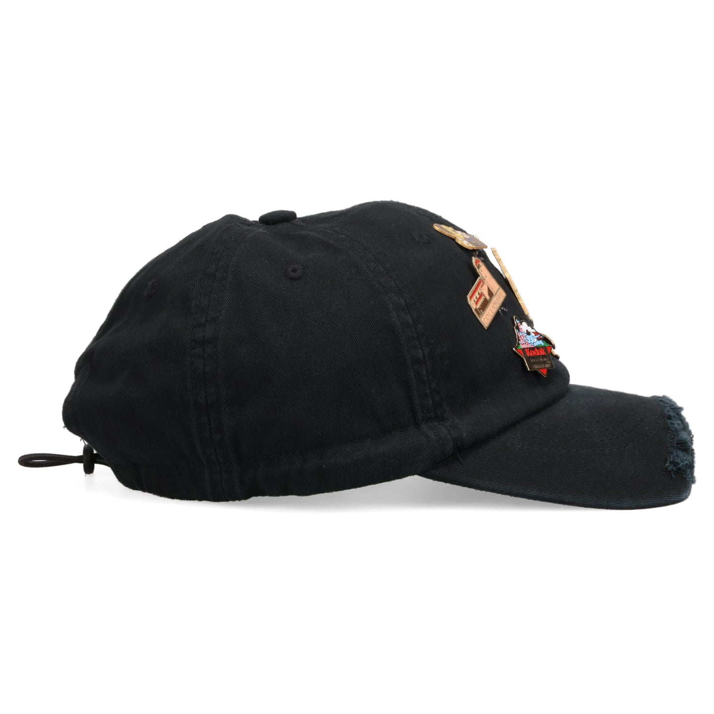 VINTAGE CAP & PINS BLACK PIN BADGE BOLOCAP / BLACK