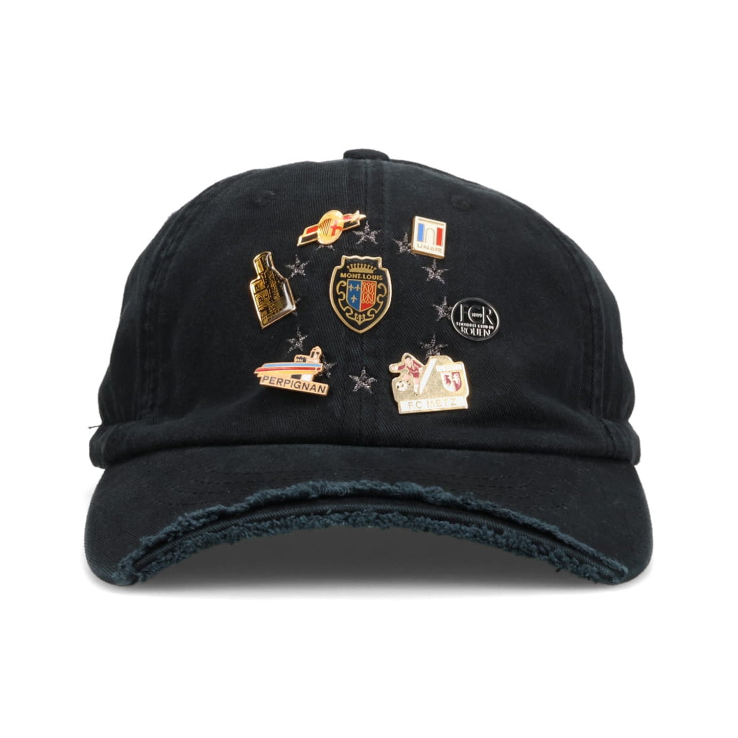 VINTAGE CAP & PINS BLACK PIN BADGE BOLOCAP / BLACK
