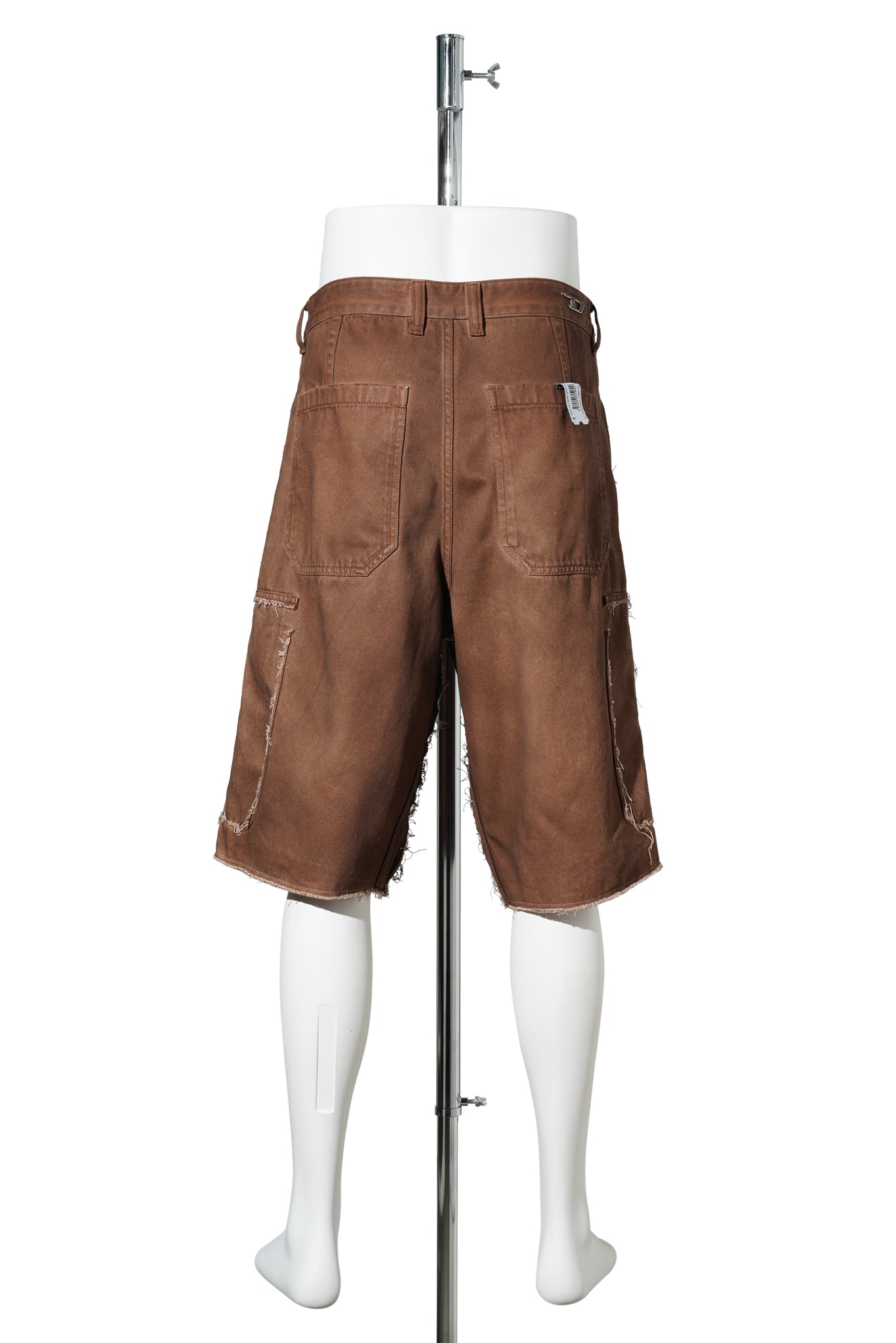 BROWN DENIM BROWN BERMUDA DENIM / BROWN