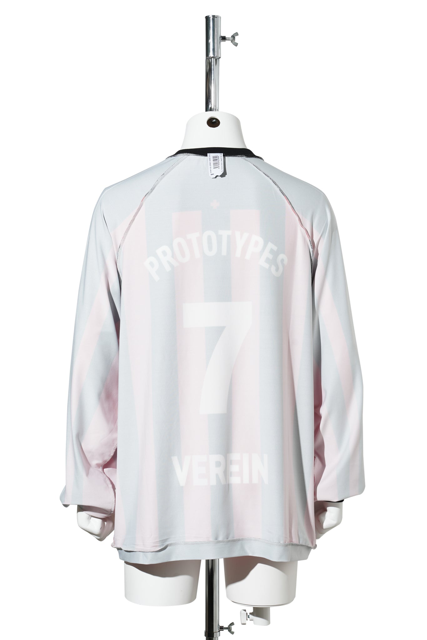 PRINTED POLYESTER GREY INSIDE OUT FOOTBALL LONGSLEEVE / GREY