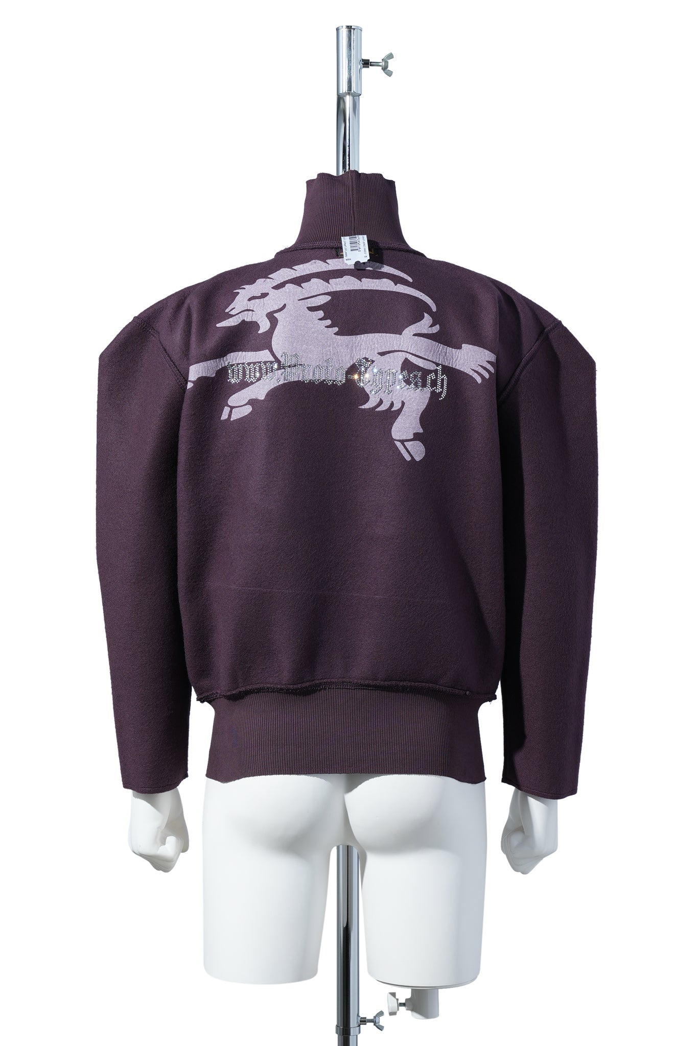FLEECE BCKD JERSEY PLUM INSIDE OUT FLEECE - ZIP UP GOAT / PLUM
