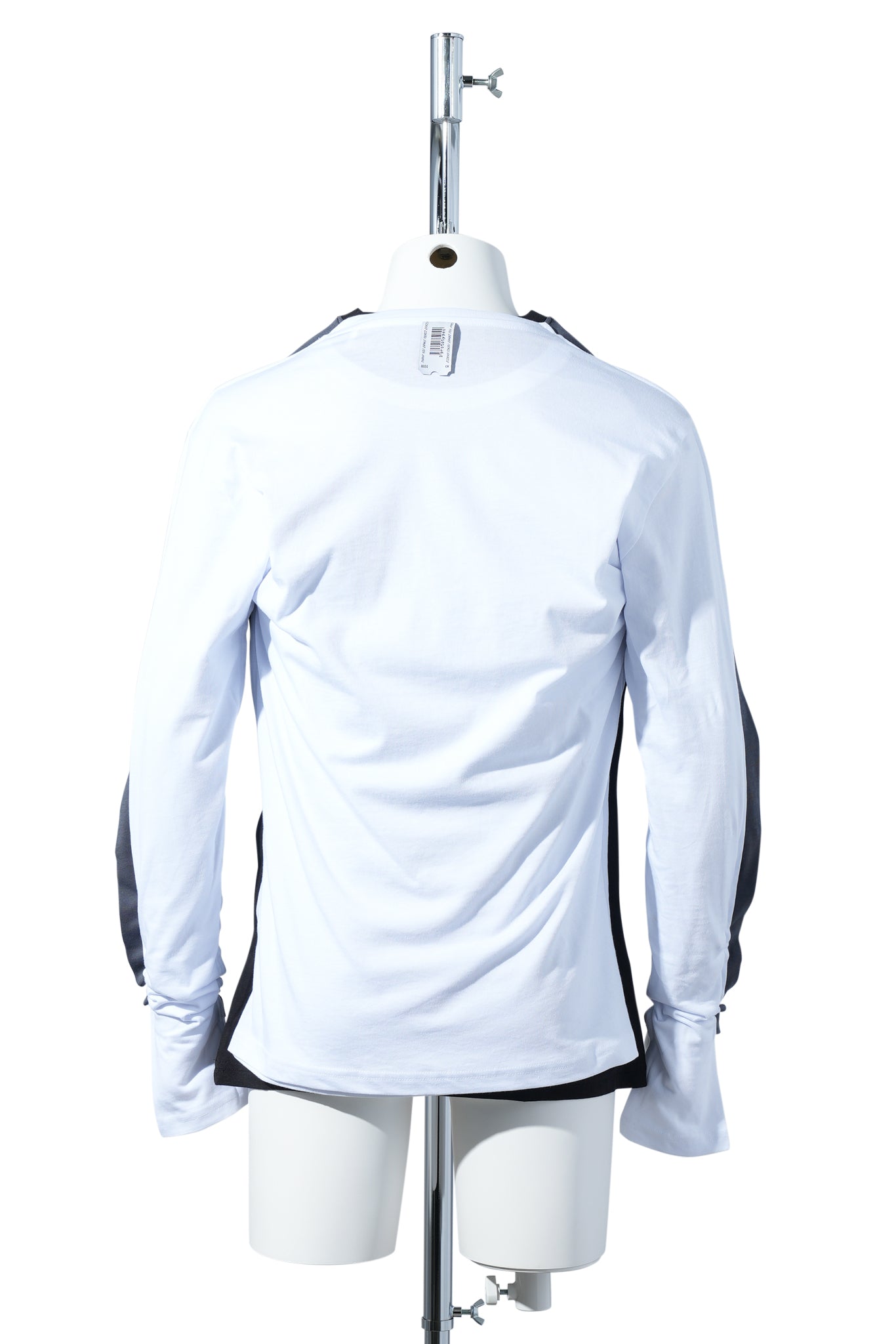 UPCYCLED T-SHIRTS BLACK 2-D TEE LONGSLEEVE / BLACK