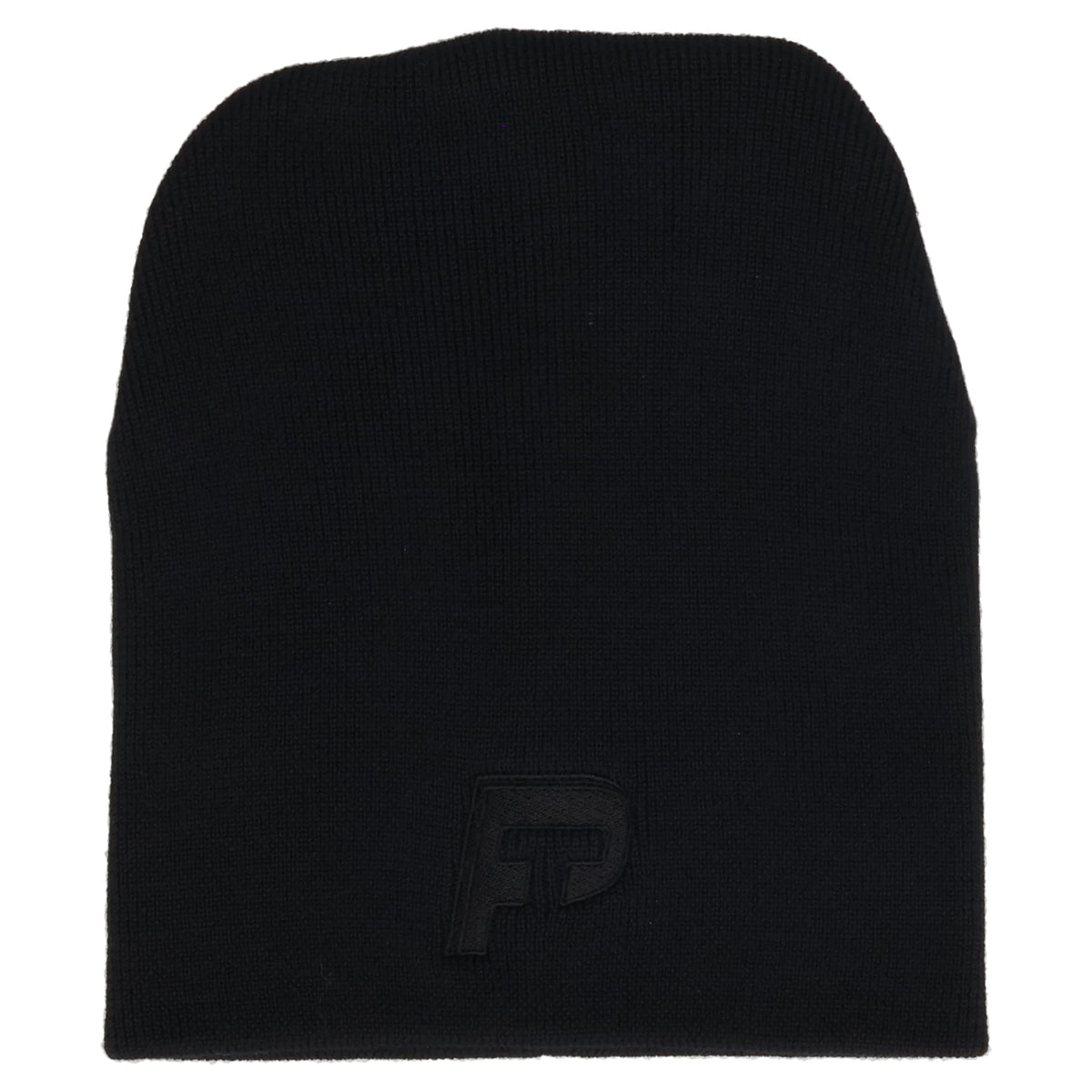 "P" BEANIE / BLACK