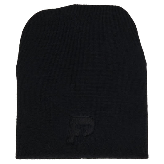 "P" BEANIE / BLACK