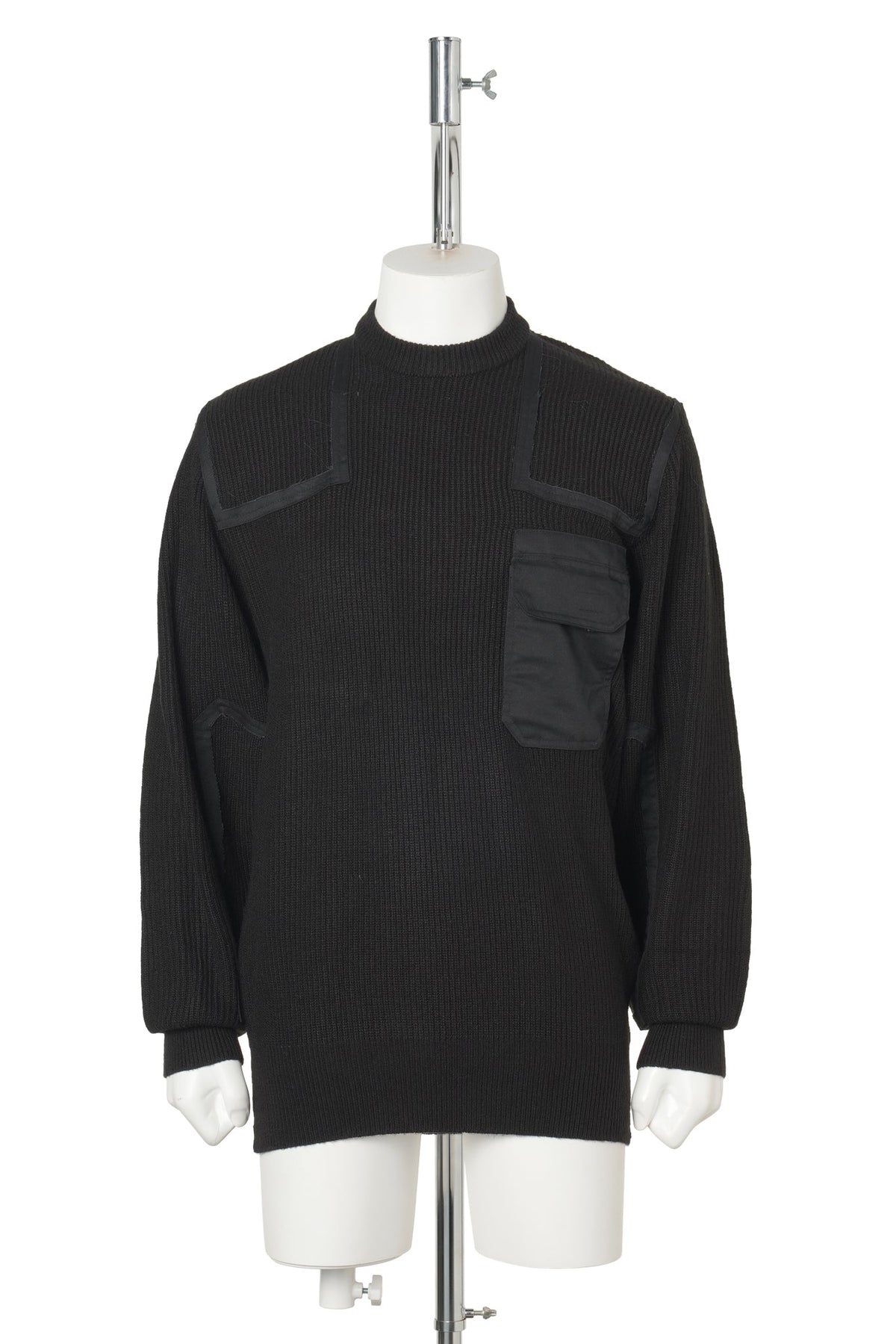 BOX PLEAT KNIT / BLACK