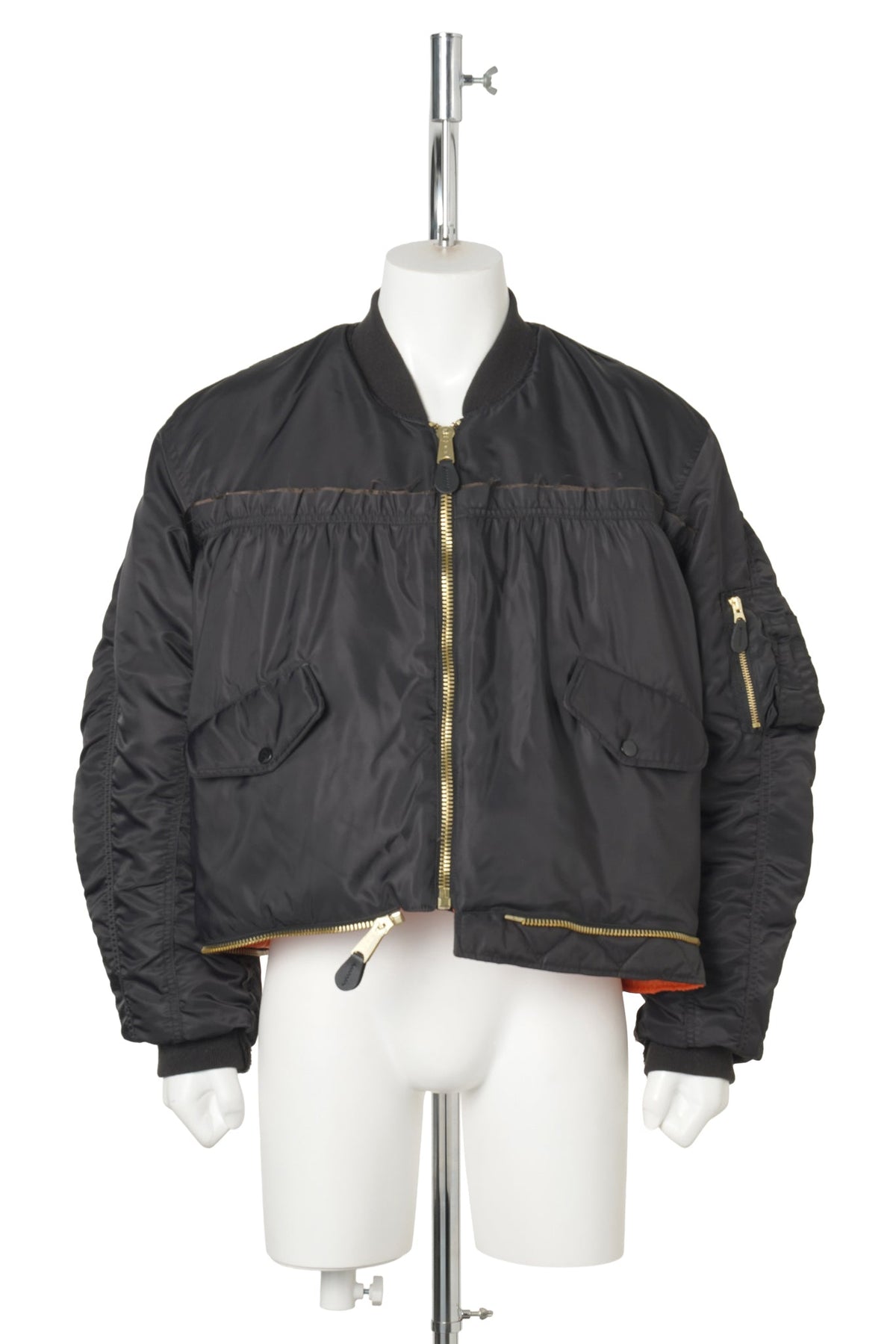 2 WAY BOMBER JACKET / BLACK