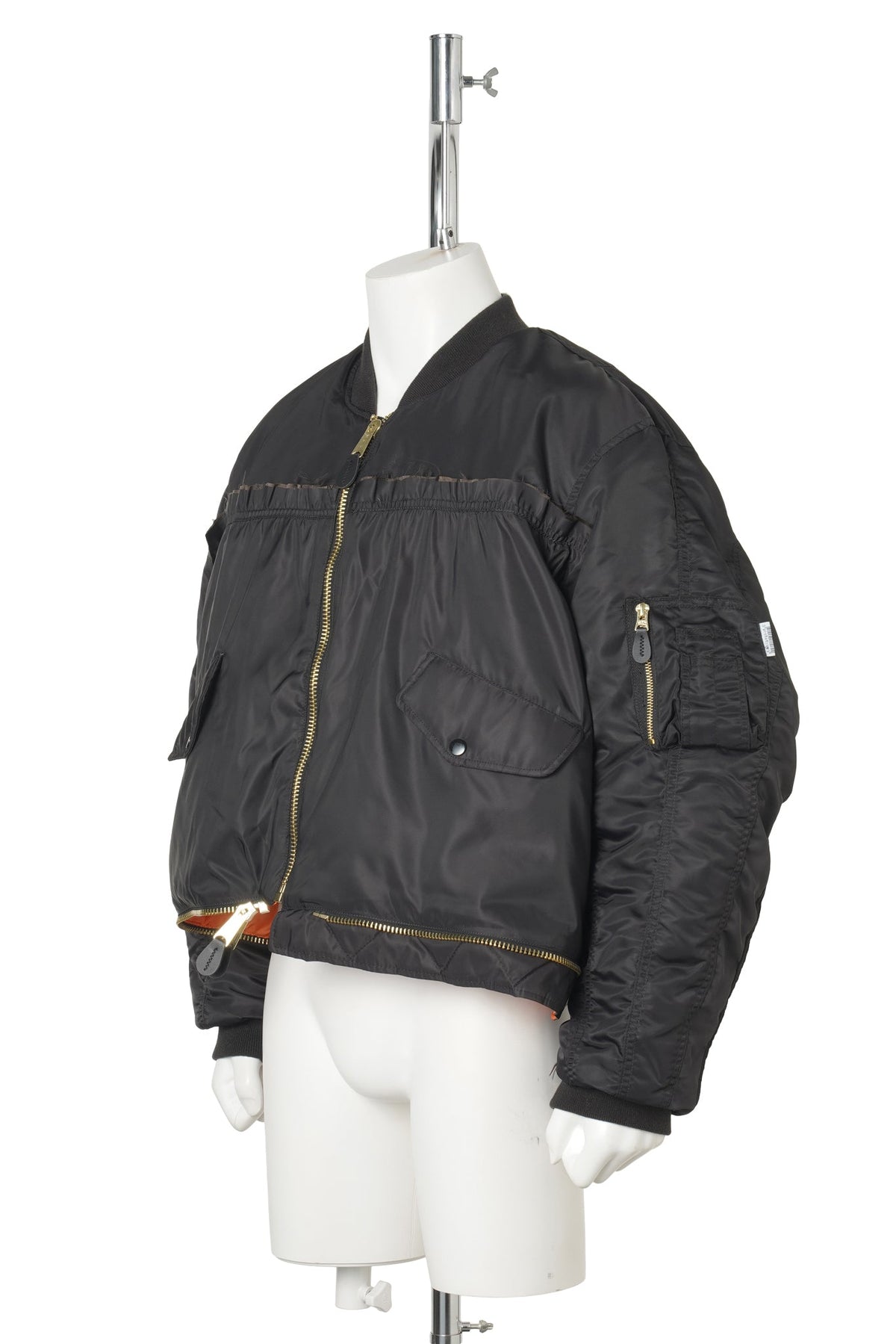 2 WAY BOMBER JACKET / BLACK
