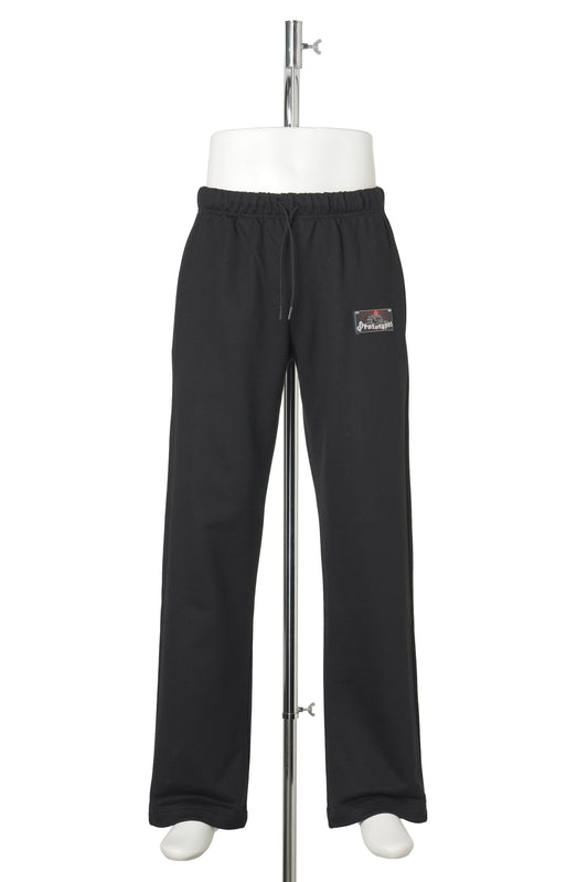 SWEATPANT WITH TAG / BLACK