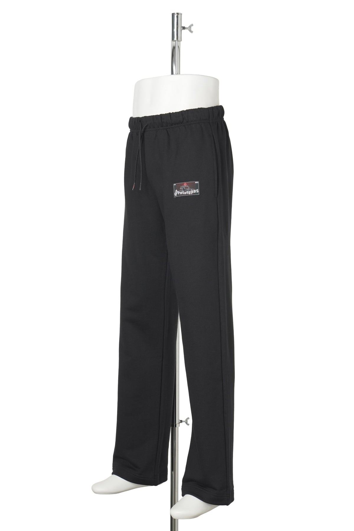 SWEATPANT WITH TAG / BLACK