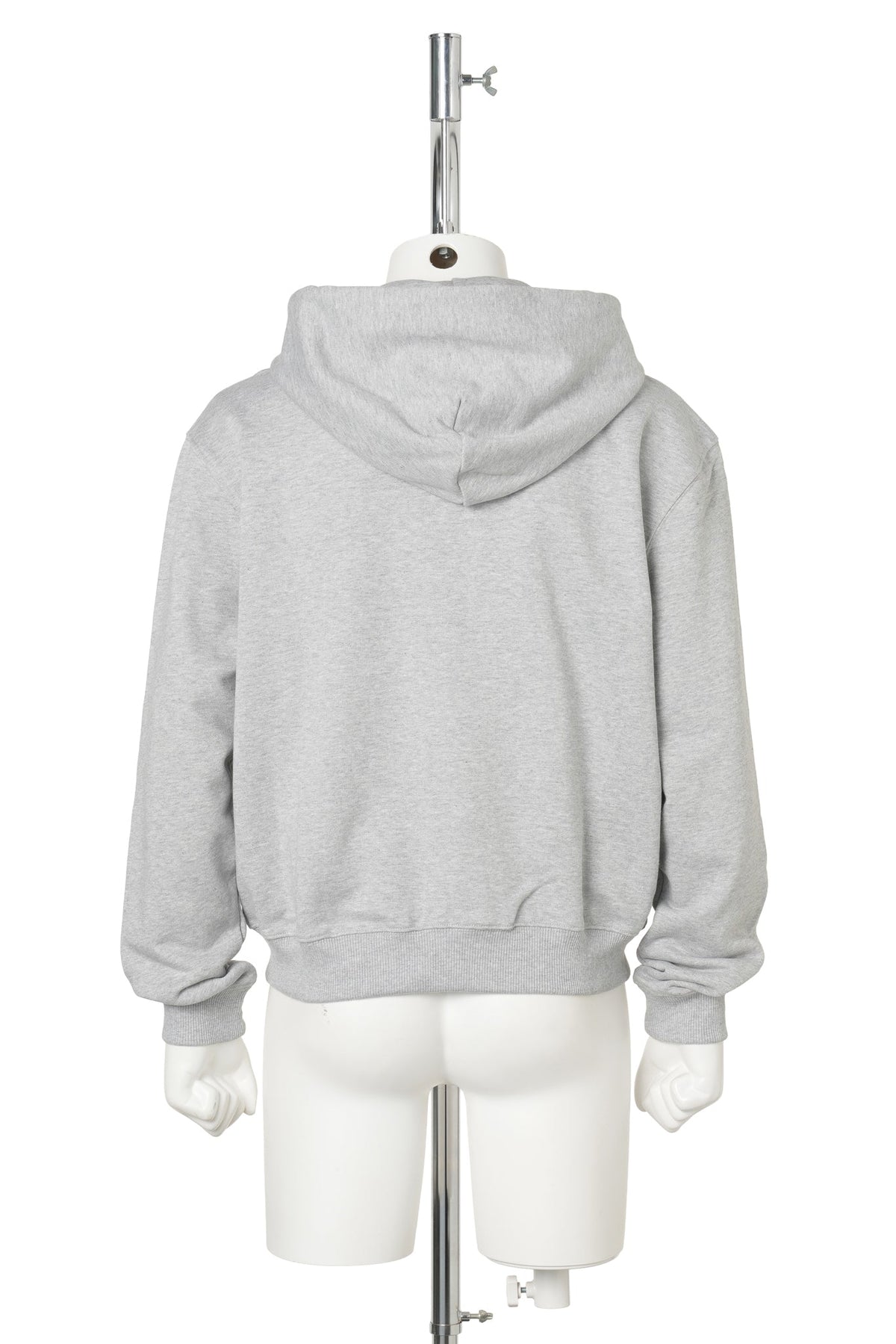 ZIP UP HOODIE WITH TAG / GREY