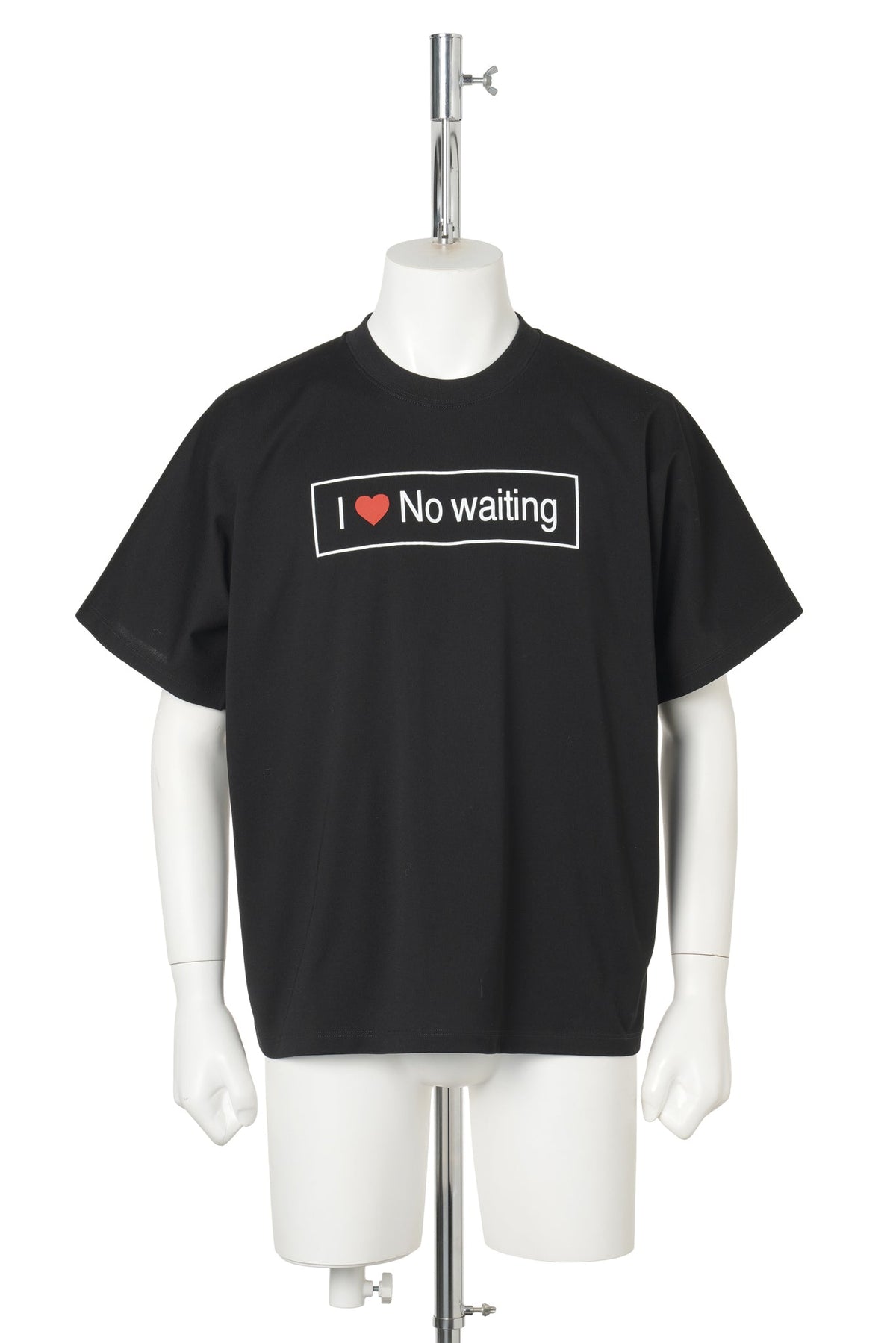 I LOVE NO WAITING BIG TEE / BLACK