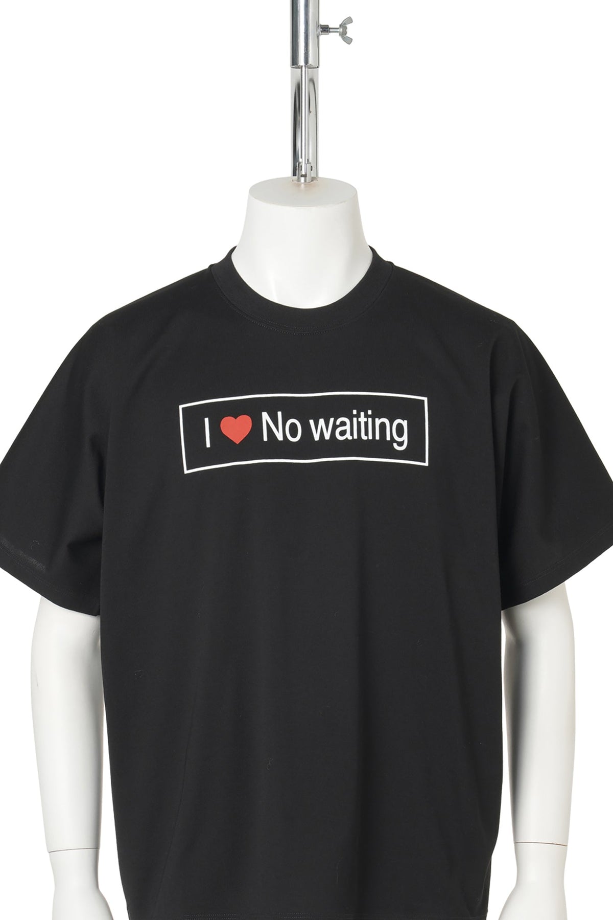 I LOVE NO WAITING BIG TEE / BLACK