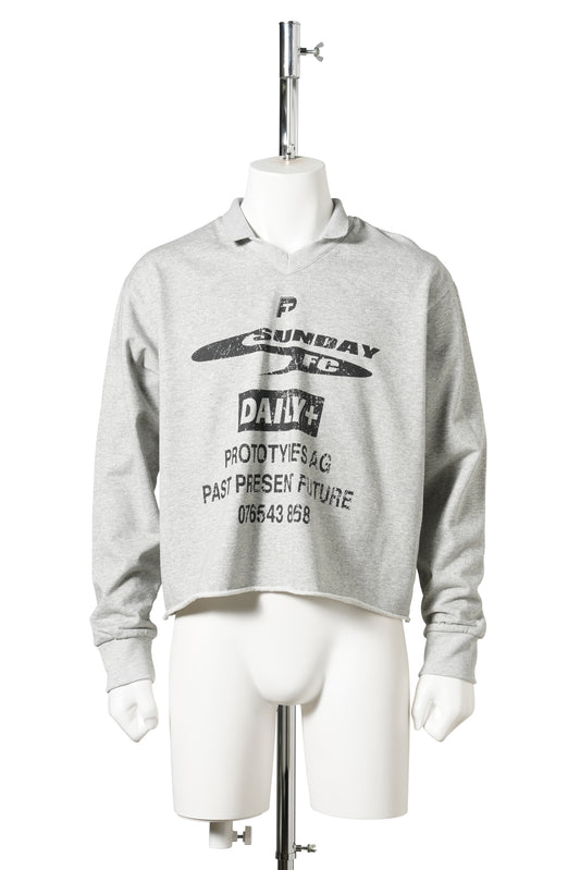 SHRUNKEN SWEATSHIRT / GREY
