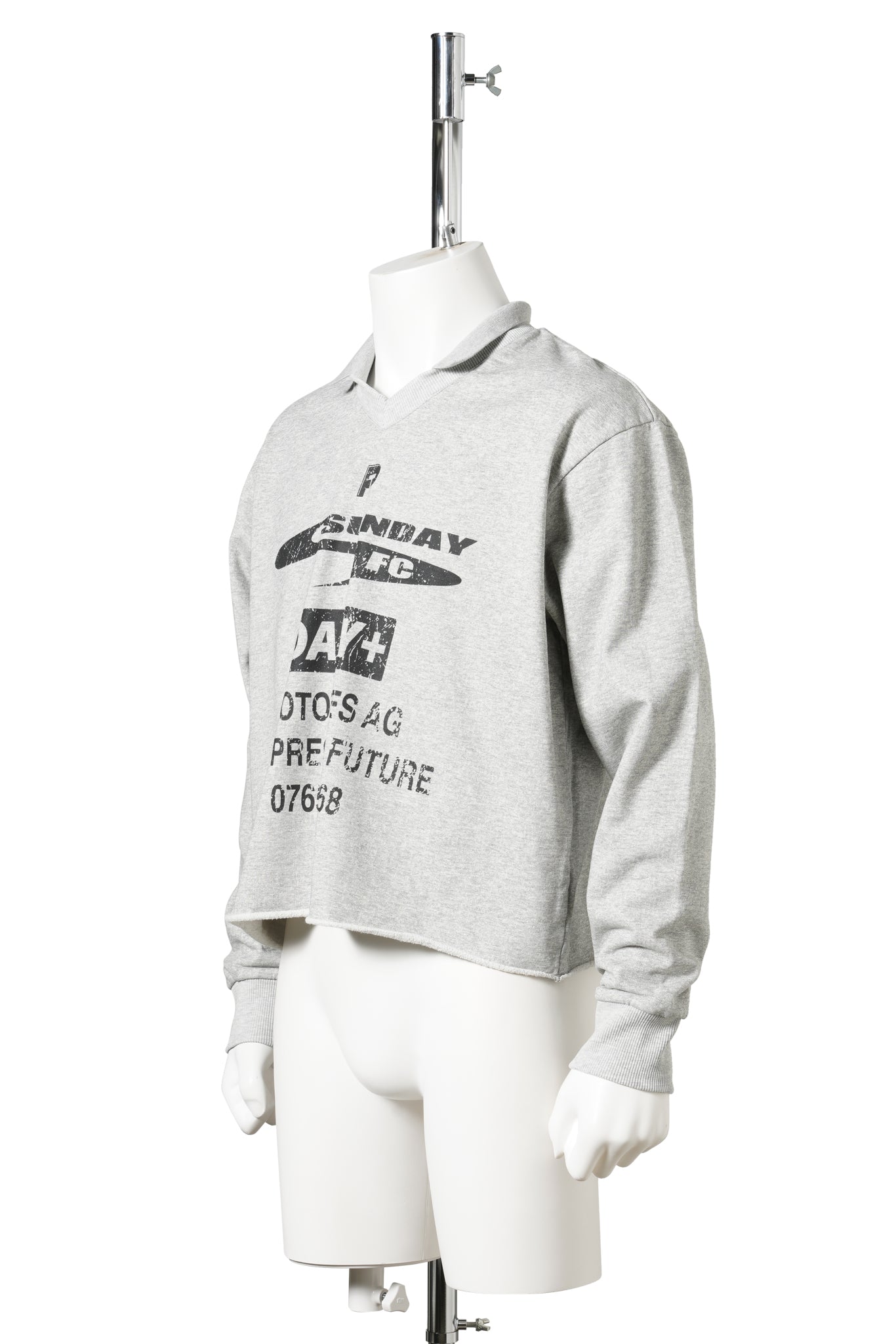 SHRUNKEN SWEATSHIRT / GREY
