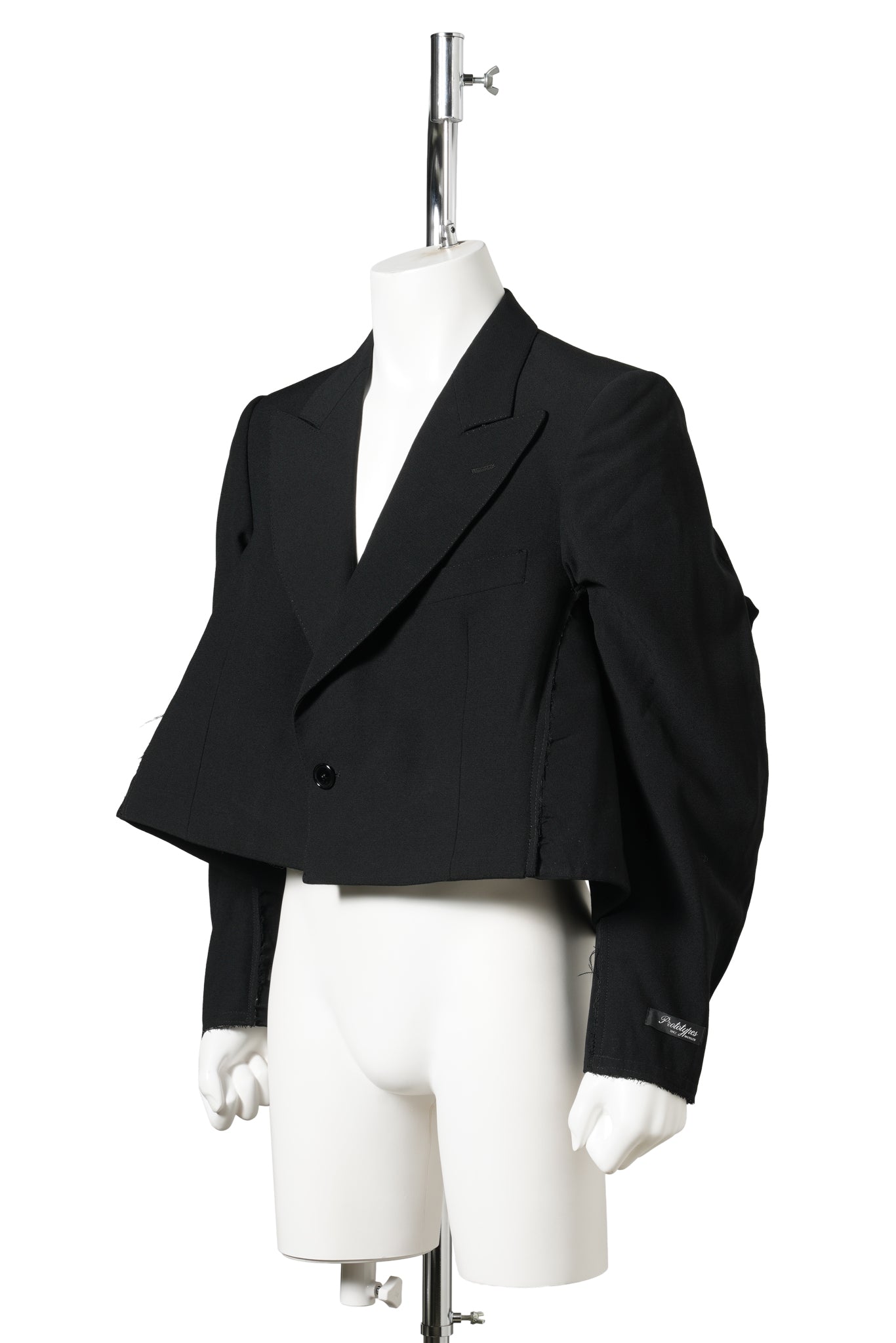TWO WAY TAILORED JACKET / BLACK