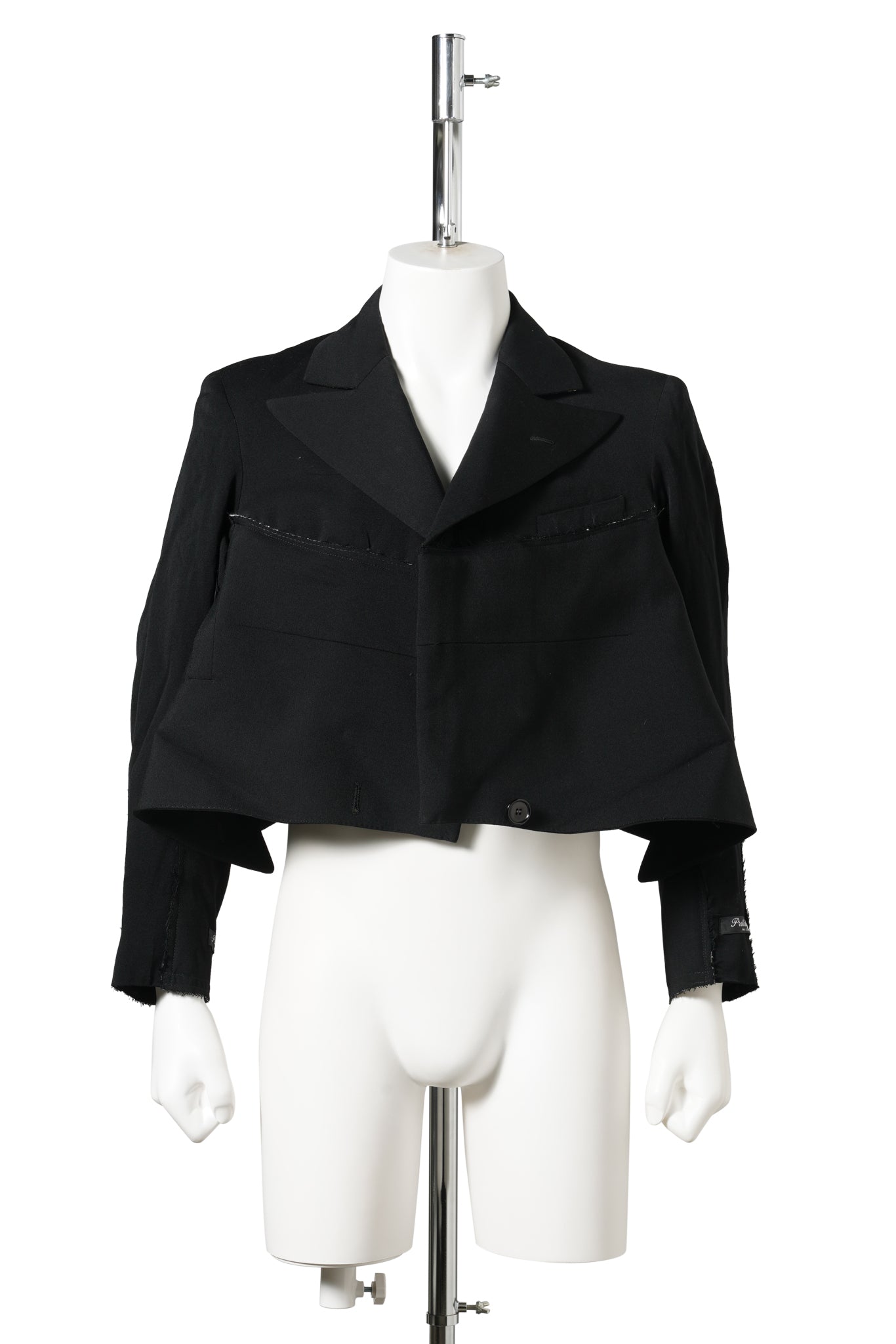 TWO WAY TAILORED JACKET / BLACK