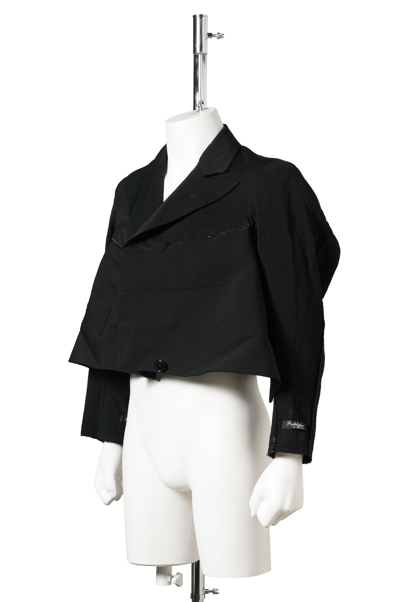 TWO WAY TAILORED JACKET / BLACK