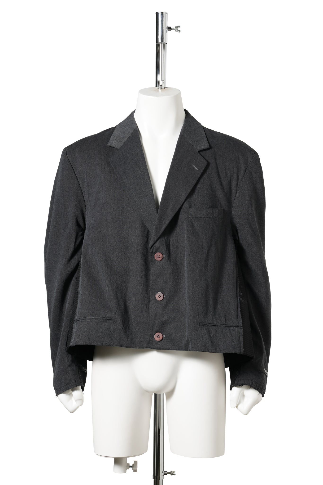 TWO WAY TAILORED JACKET / BLACK