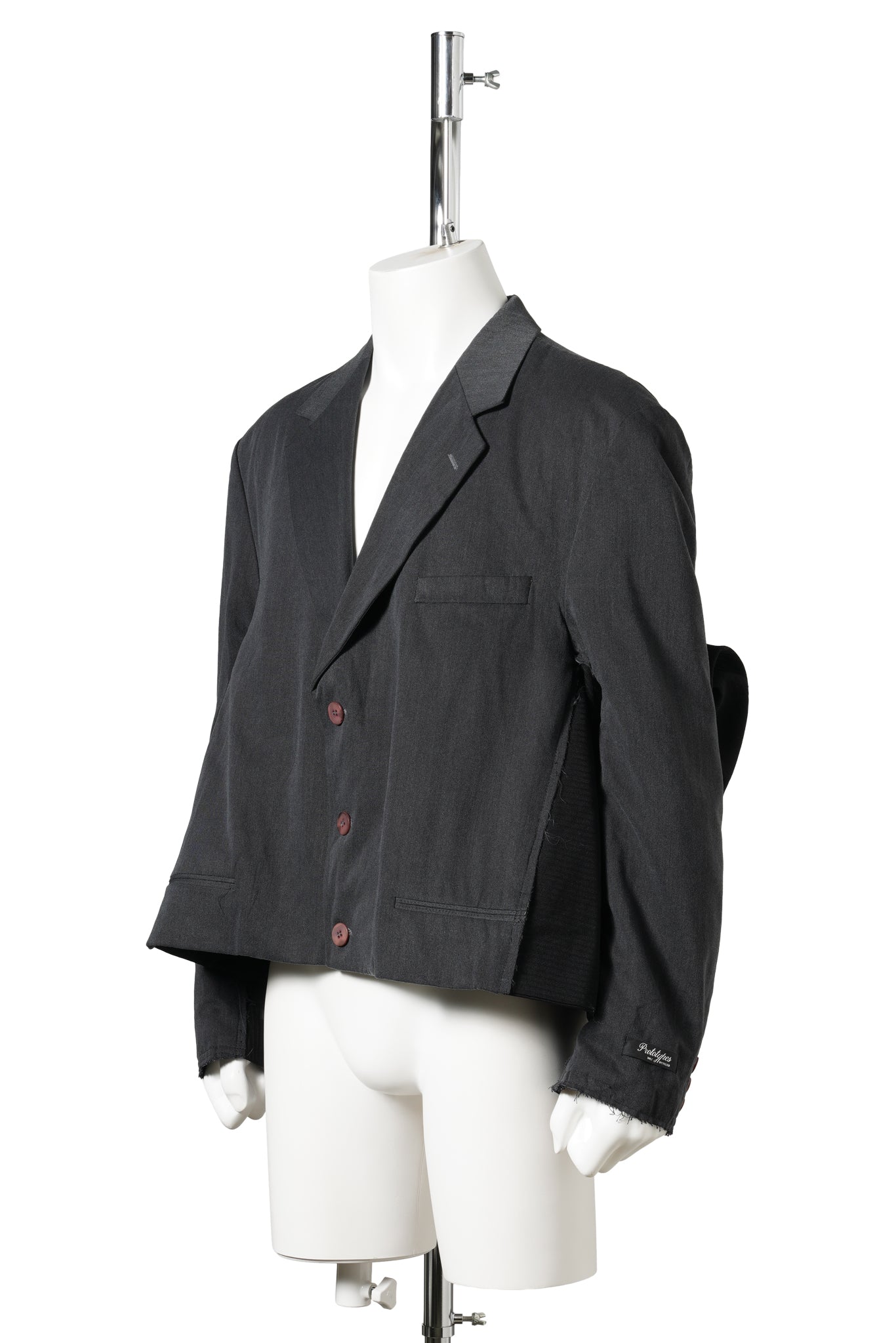 TWO WAY TAILORED JACKET / BLACK