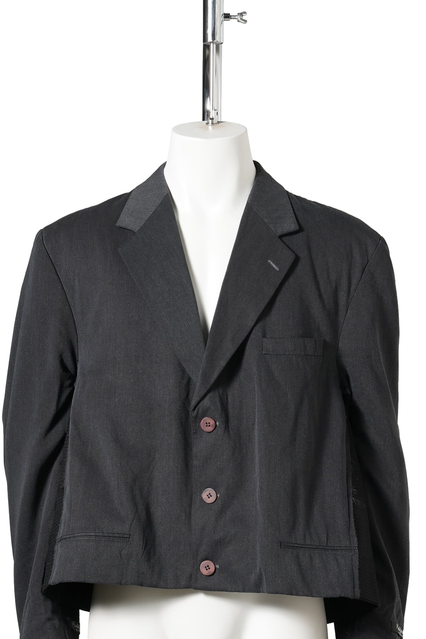 TWO WAY TAILORED JACKET / BLACK