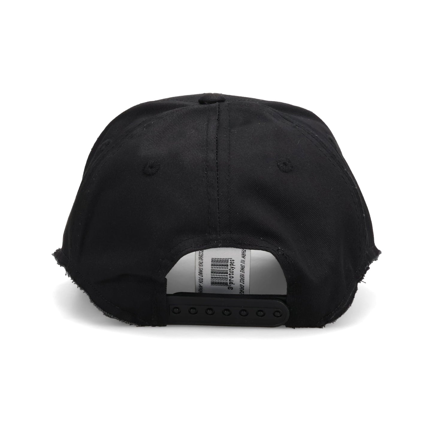 SPRAYED CUT OUT GOAT CAP / BLACK
