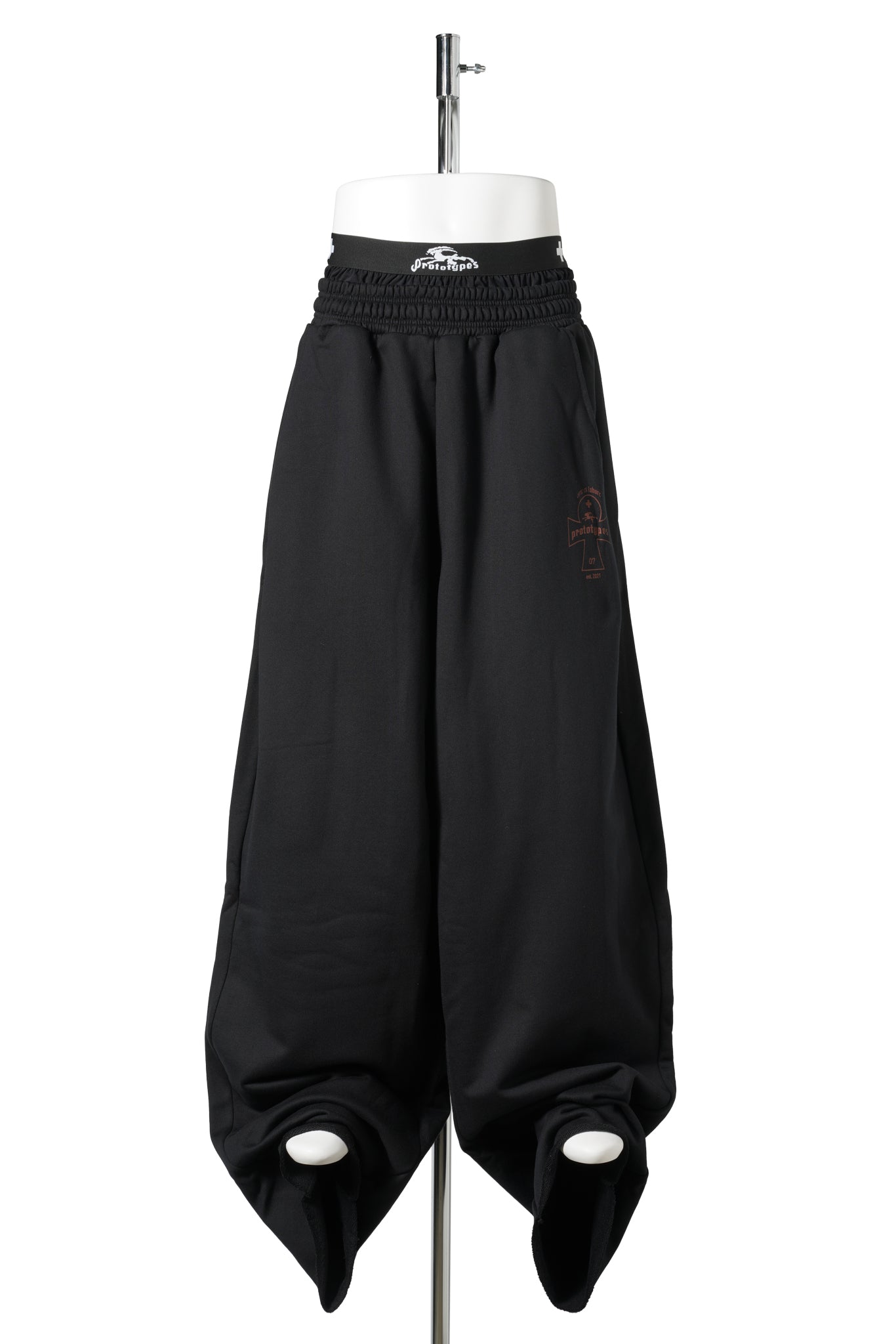 WAISTBAND SWEATPANTS / BLACK