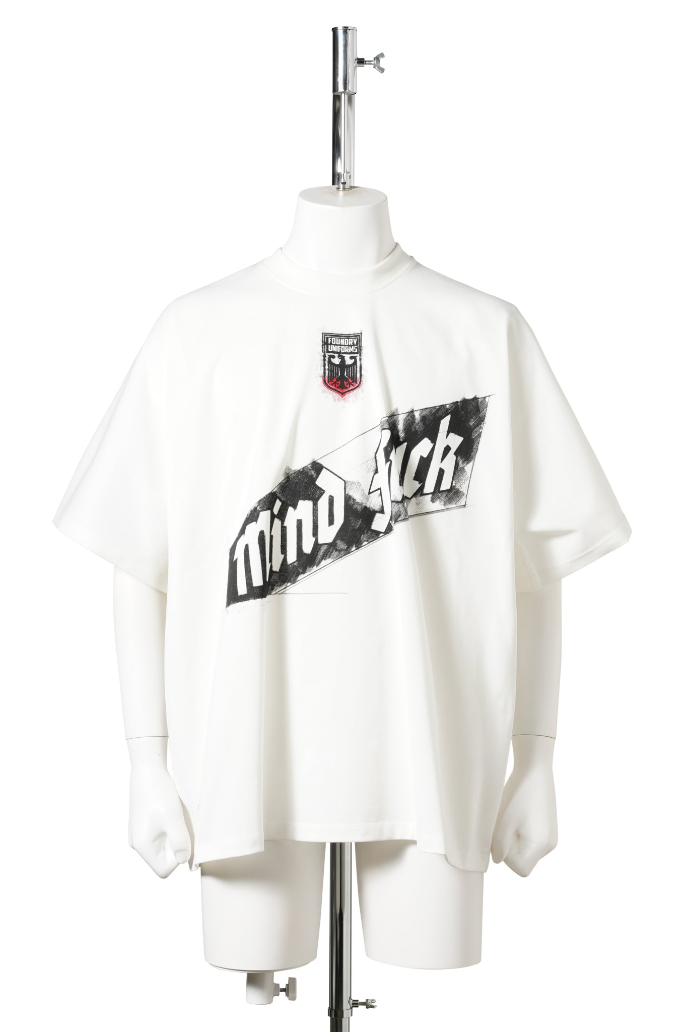 MIND FUCK' PRINTED TEE / WHITE