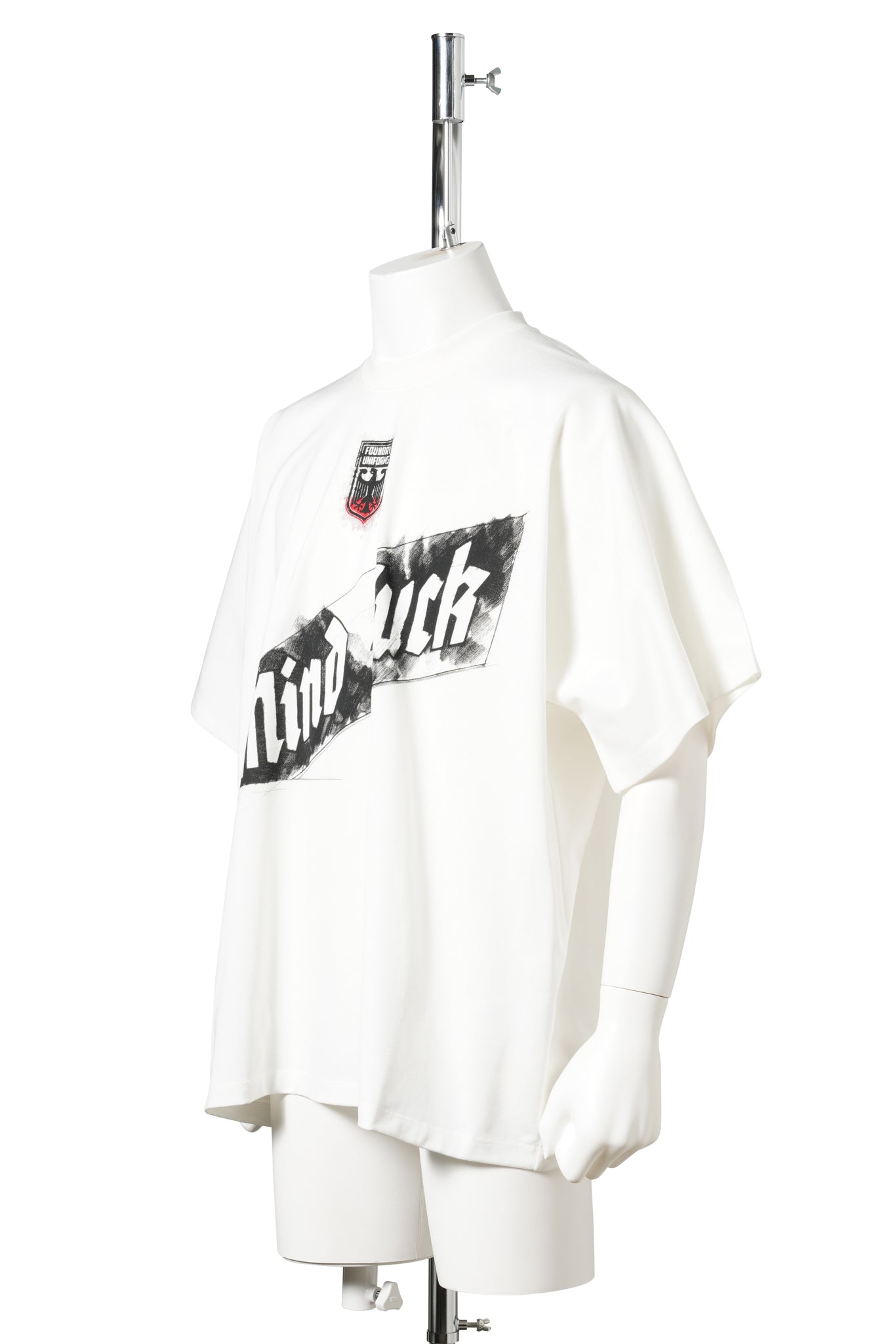 MIND FUCK' PRINTED TEE / WHITE
