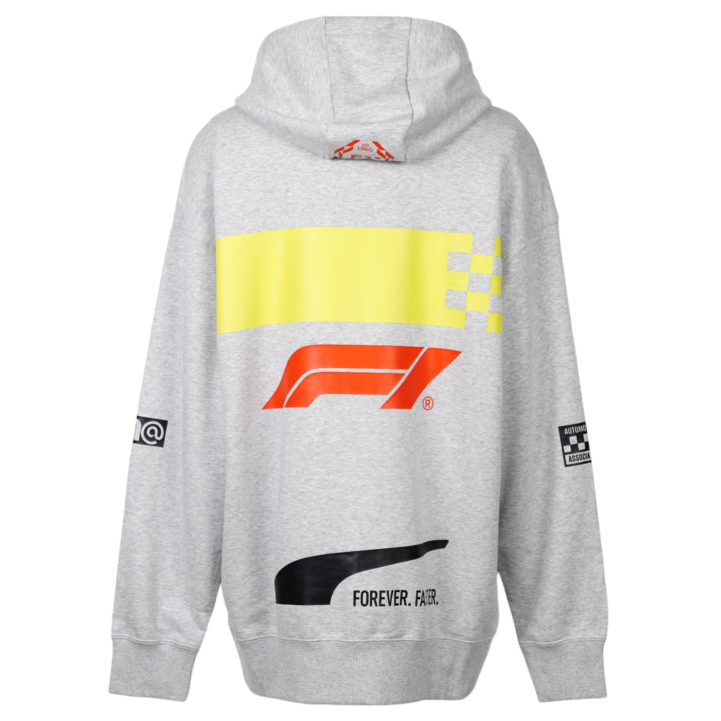 F1 RACING HOODIE / 01:LIGHT GRAY HE