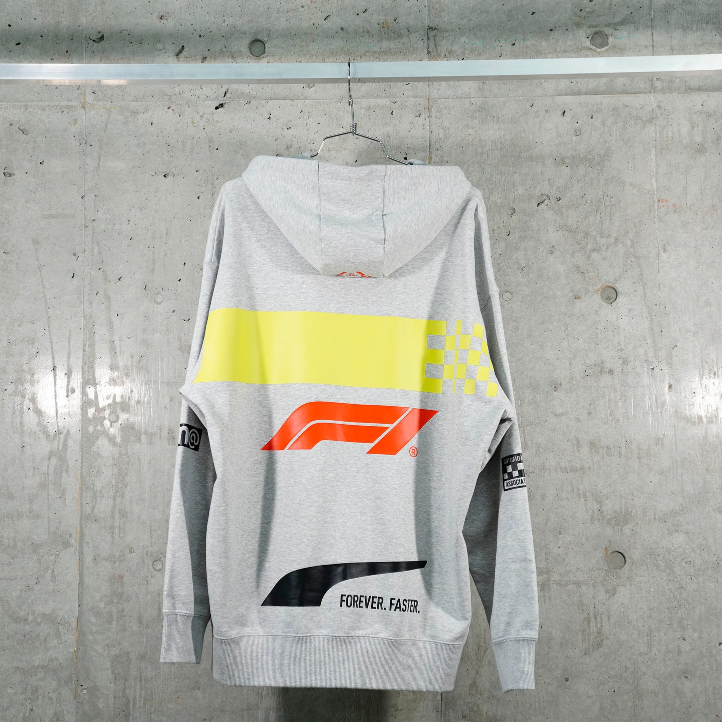 F1 RACING HOODIE / 01:LIGHT GRAY HE