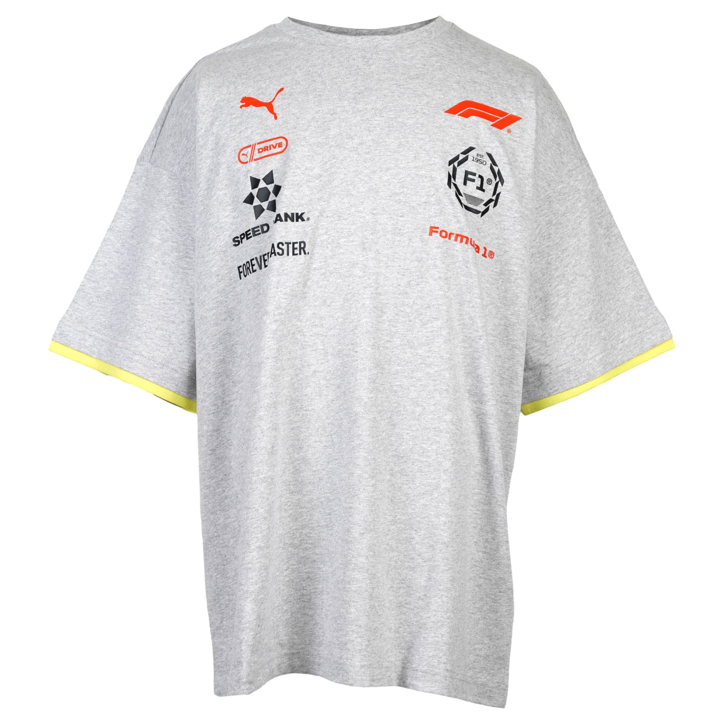 F1 RACING TEE / 01:LIGHT GRAY HE