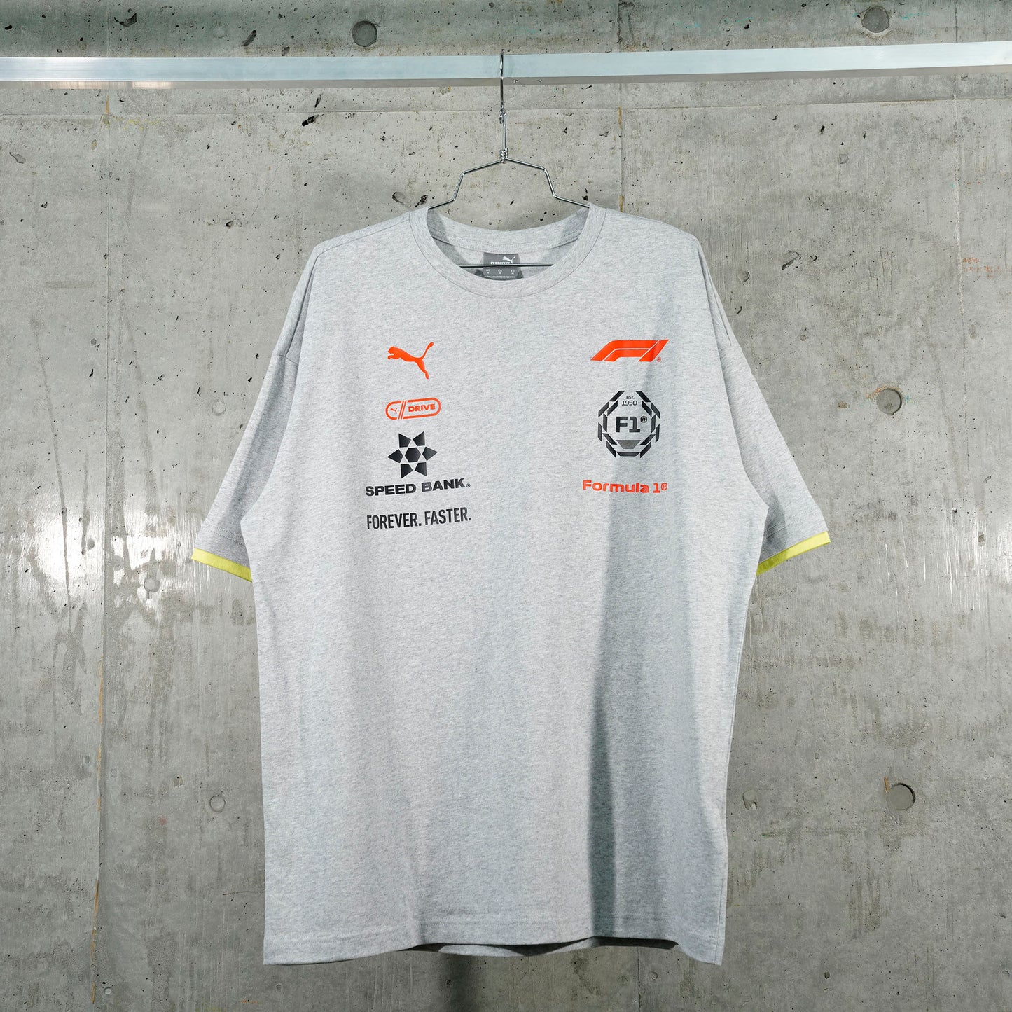 F1 RACING TEE / 01:LIGHT GRAY HE