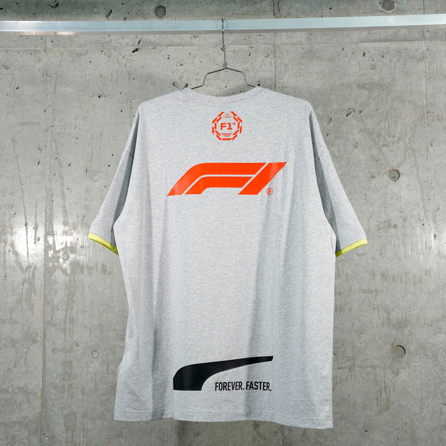 F1 RACING TEE / 01:LIGHT GRAY HE