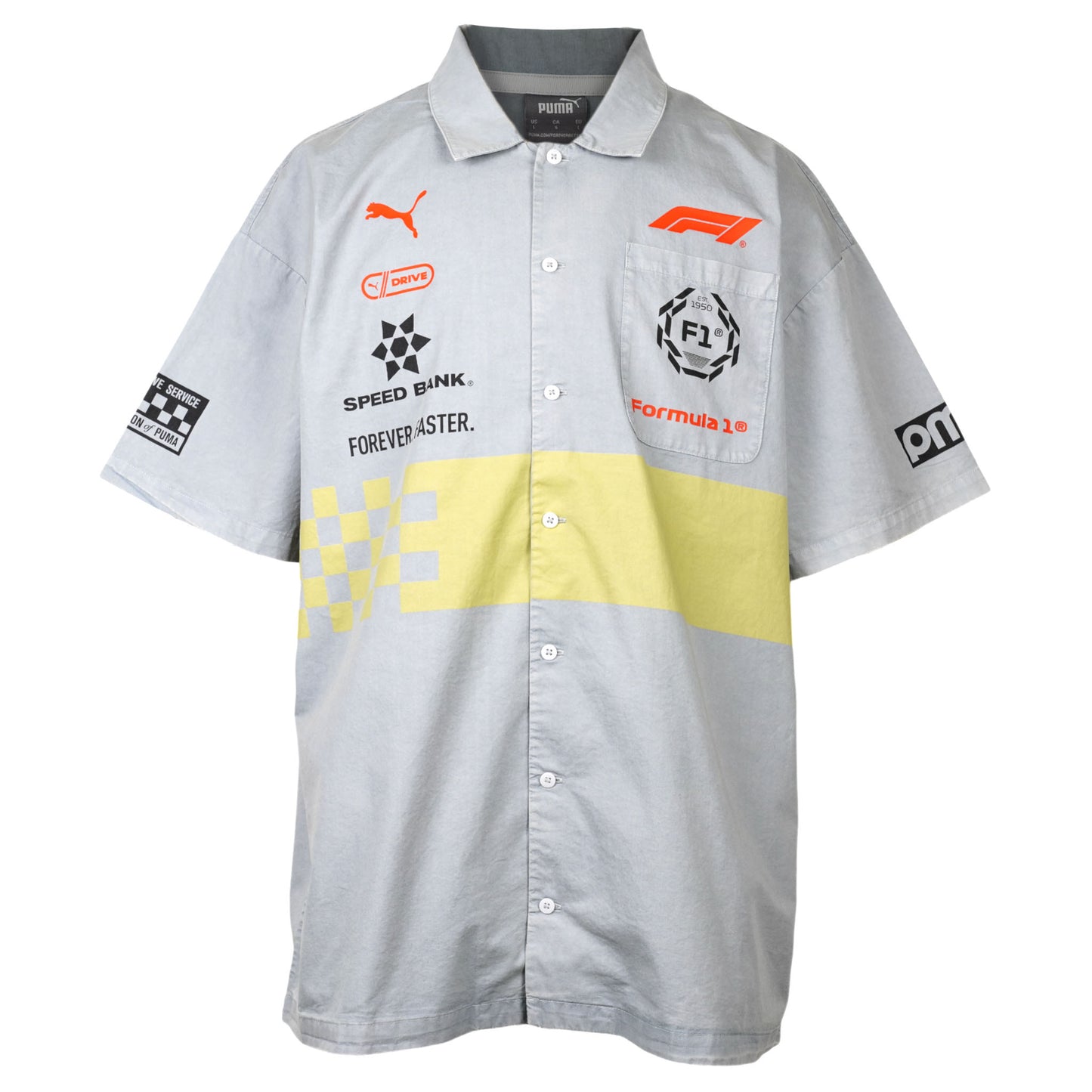 F1 RACING SHIRT / 01:FEATHER GRAY