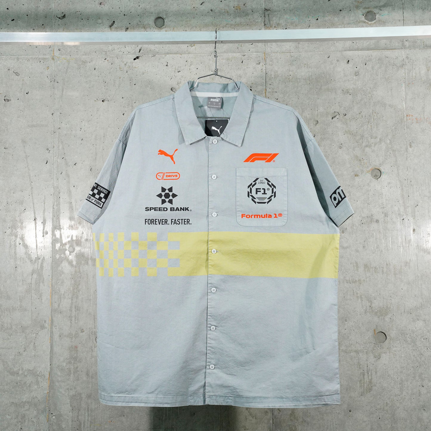 F1 RACING SHIRT / 01:FEATHER GRAY