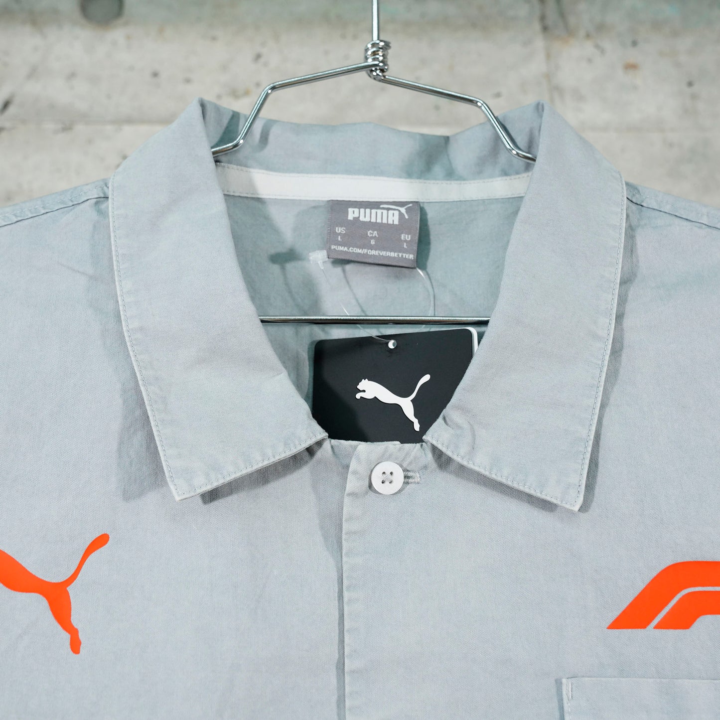 F1 RACING SHIRT / 01:FEATHER GRAY