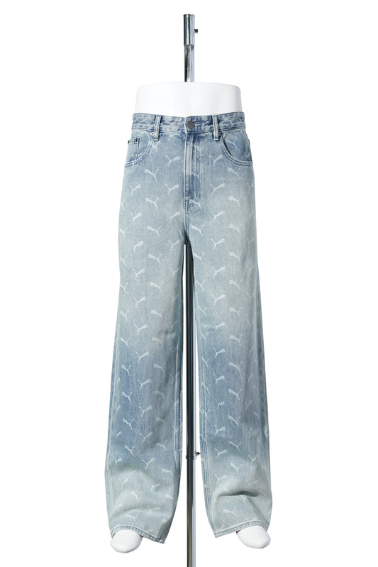 LASER MONOGR / 01:FADED DENIM-AOP