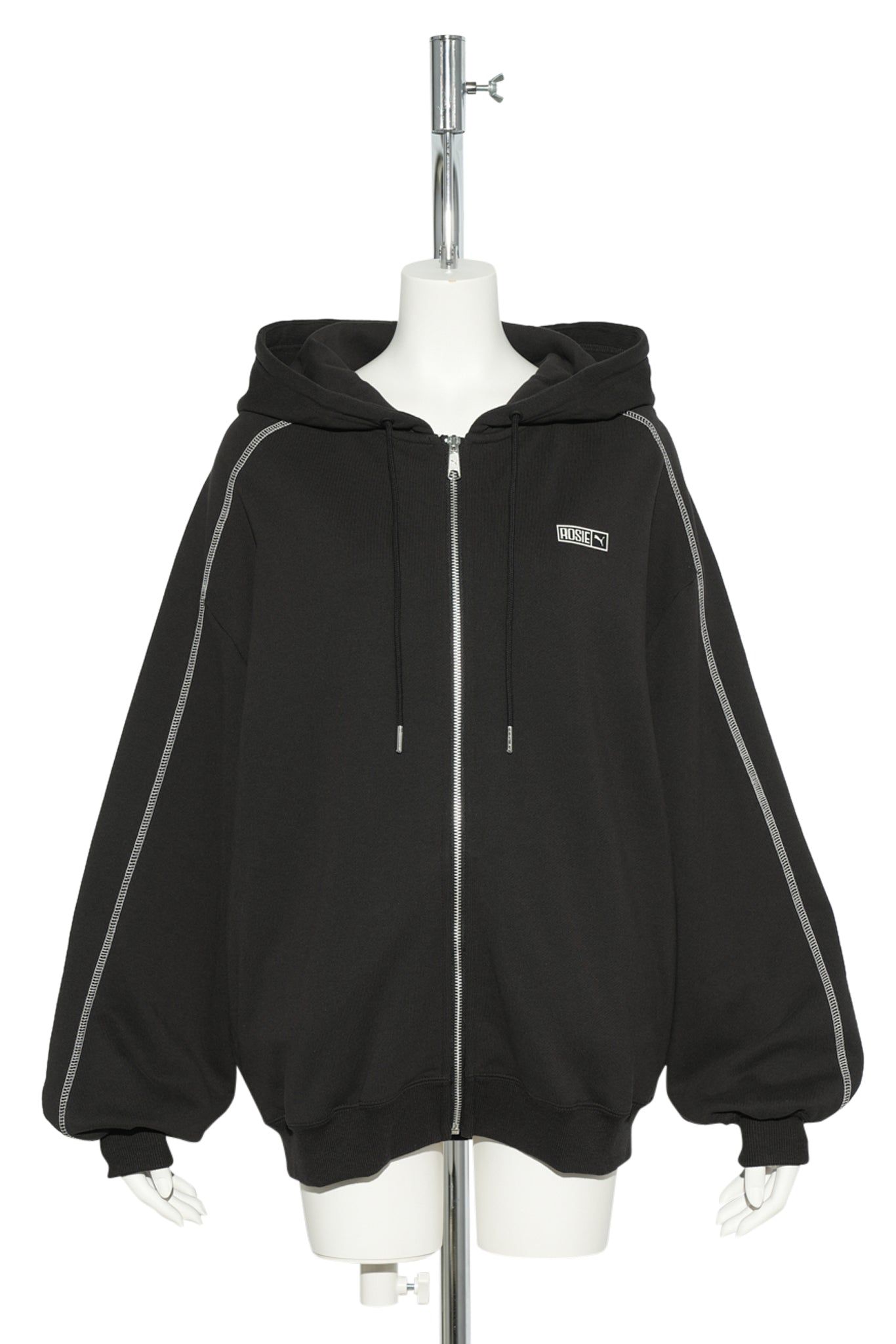 PUMA x ROSÉ T7 OVERSIZED FULL-ZIP / 01:PUMA BLACK