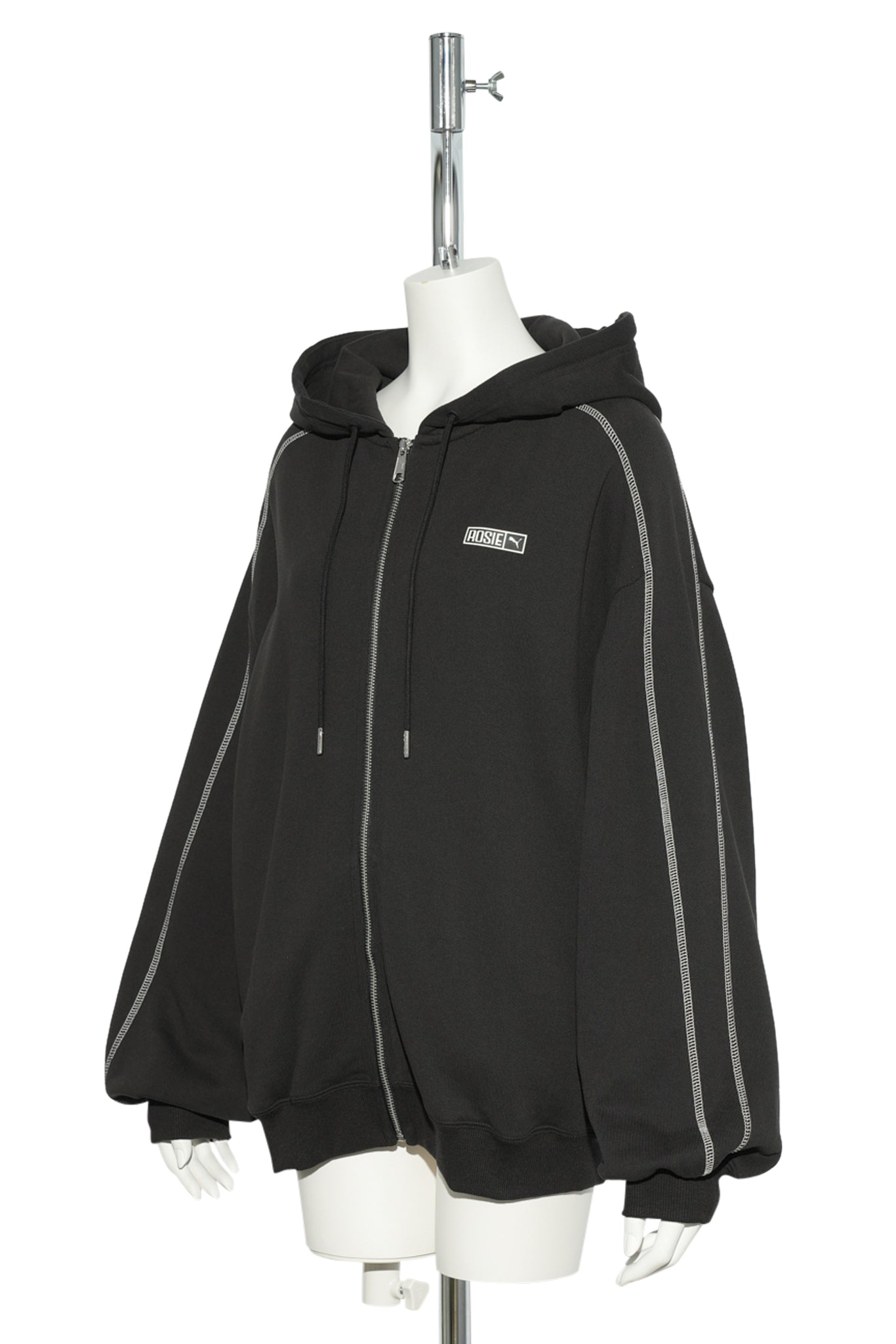 PUMA x ROSÉ T7 OVERSIZED FULL-ZIP / 01:PUMA BLACK