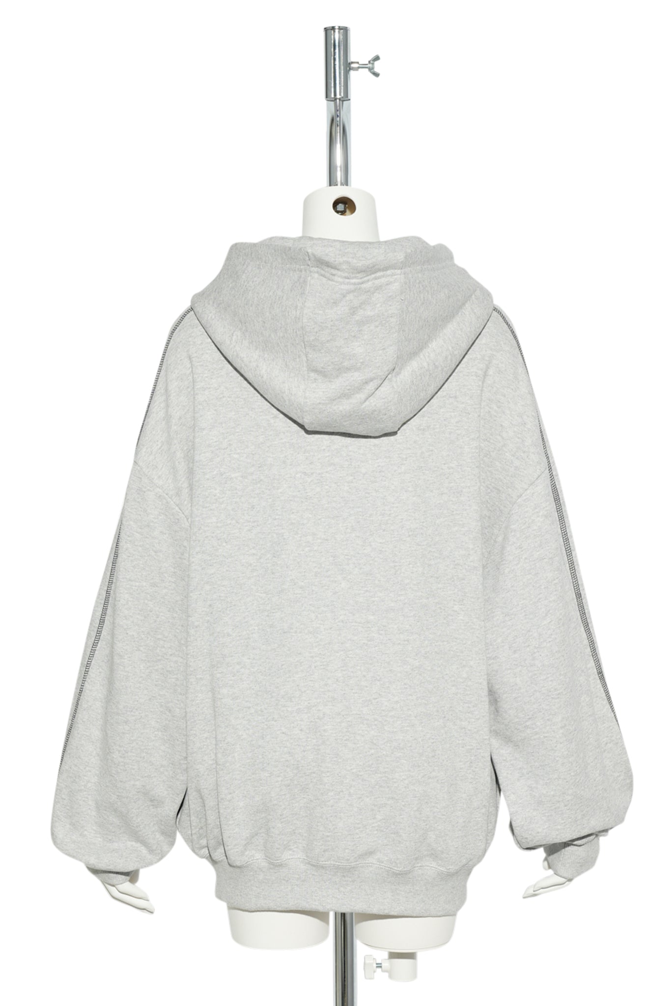 PUMA x ROSÉ T7 OVERSIZED FULL-ZIP / 10:FLAT LIGHT GRAY HEATHER