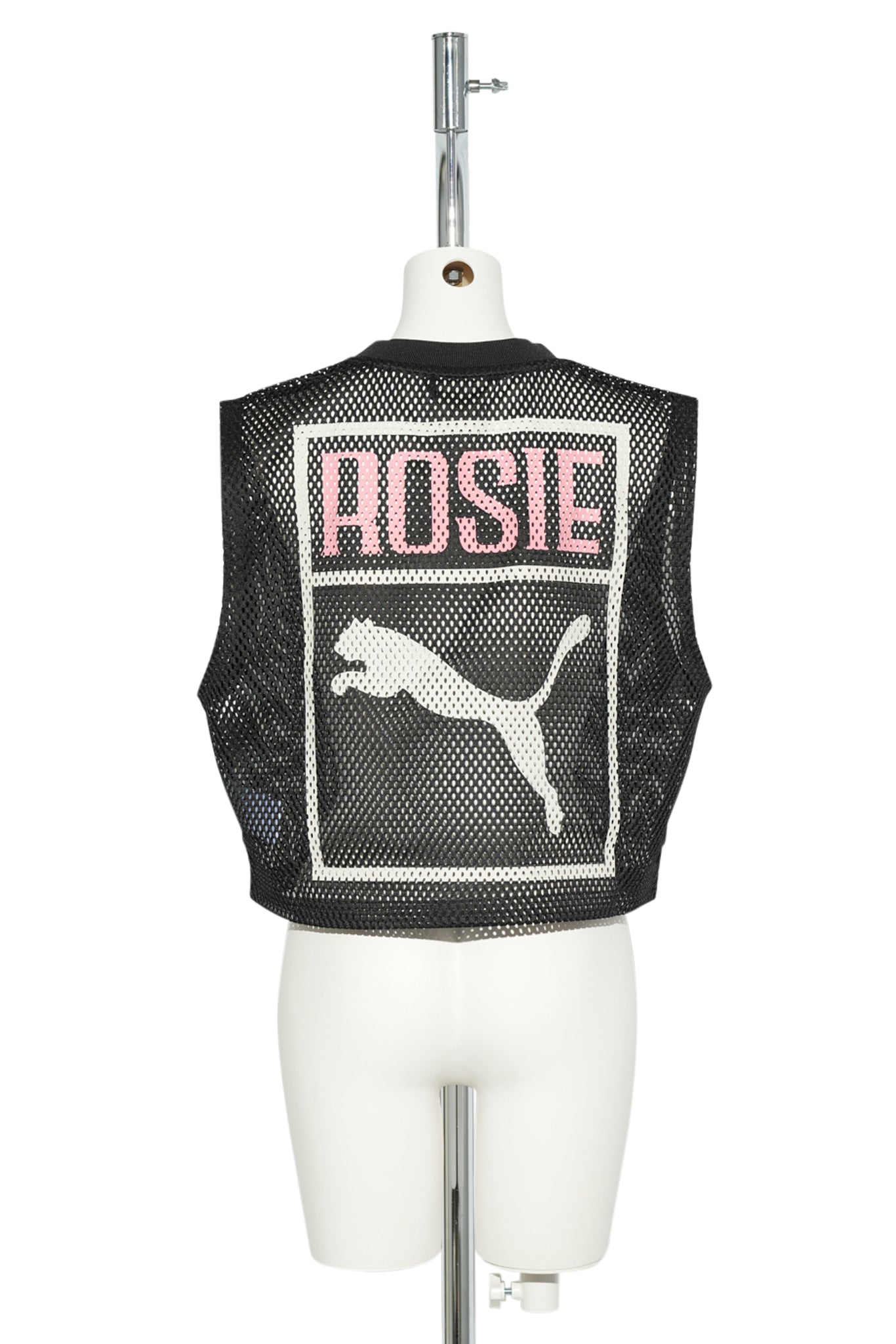 PUMA x ROSÉ RELAXED MESH TOP / 01:PUMA BLACK