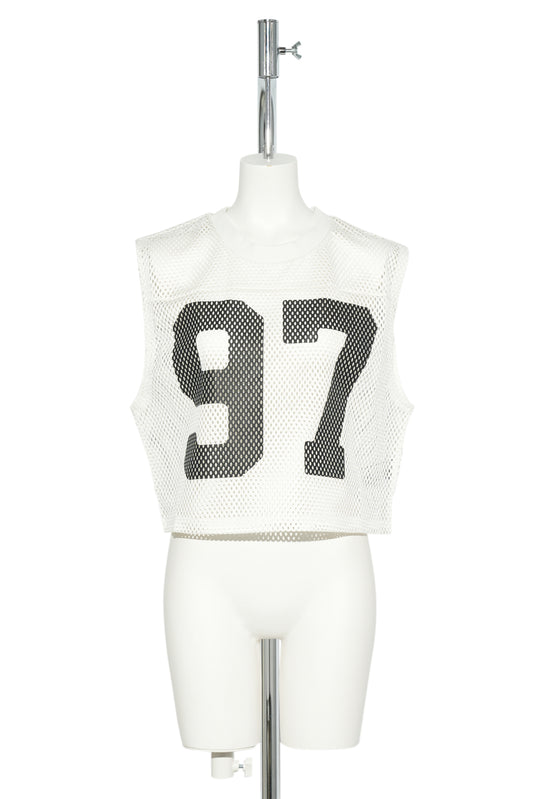 PUMA x ROSÉ RELAXED MESH TOP / 77:WARM WHITE