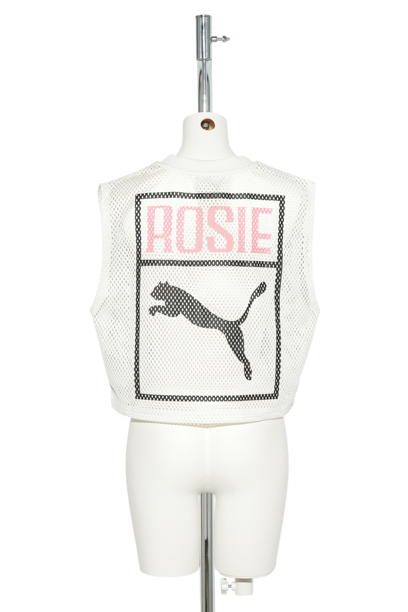 PUMA x ROSÉ RELAXED MESH TOP / 77:WARM WHITE