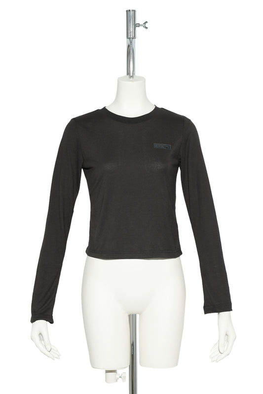 PUMA x ROSÉ SLIM LONGSLEEVE TEE / 01:PUMA BLACK