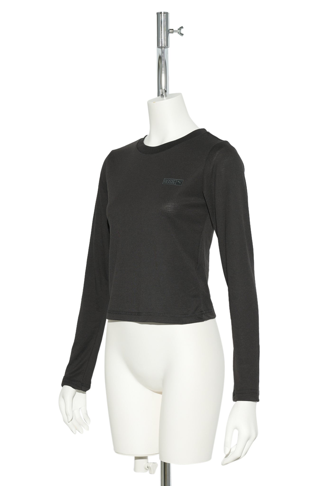 PUMA x ROSÉ SLIM LONGSLEEVE TEE / 01:PUMA BLACK