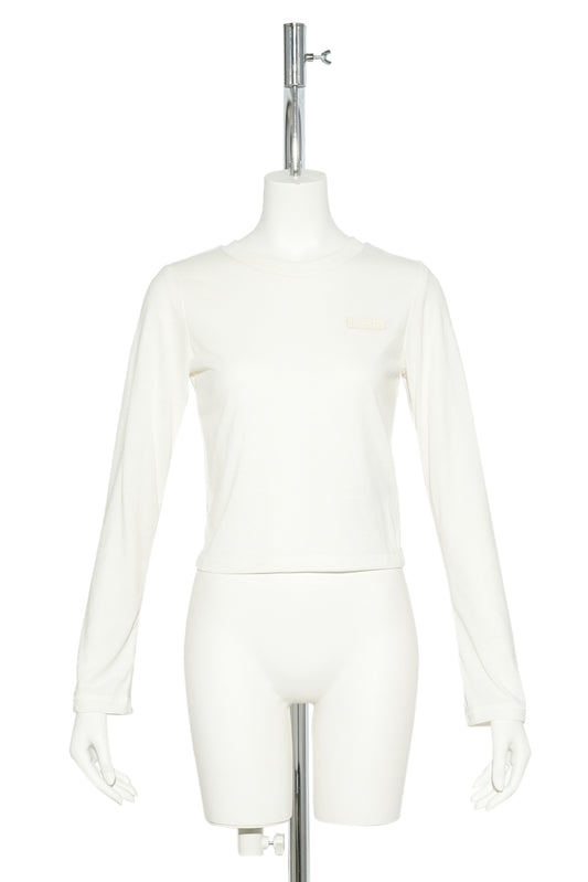 PUMA x ROSÉ SLIM LONGSLEEVE TEE / 77:WARM WHITE