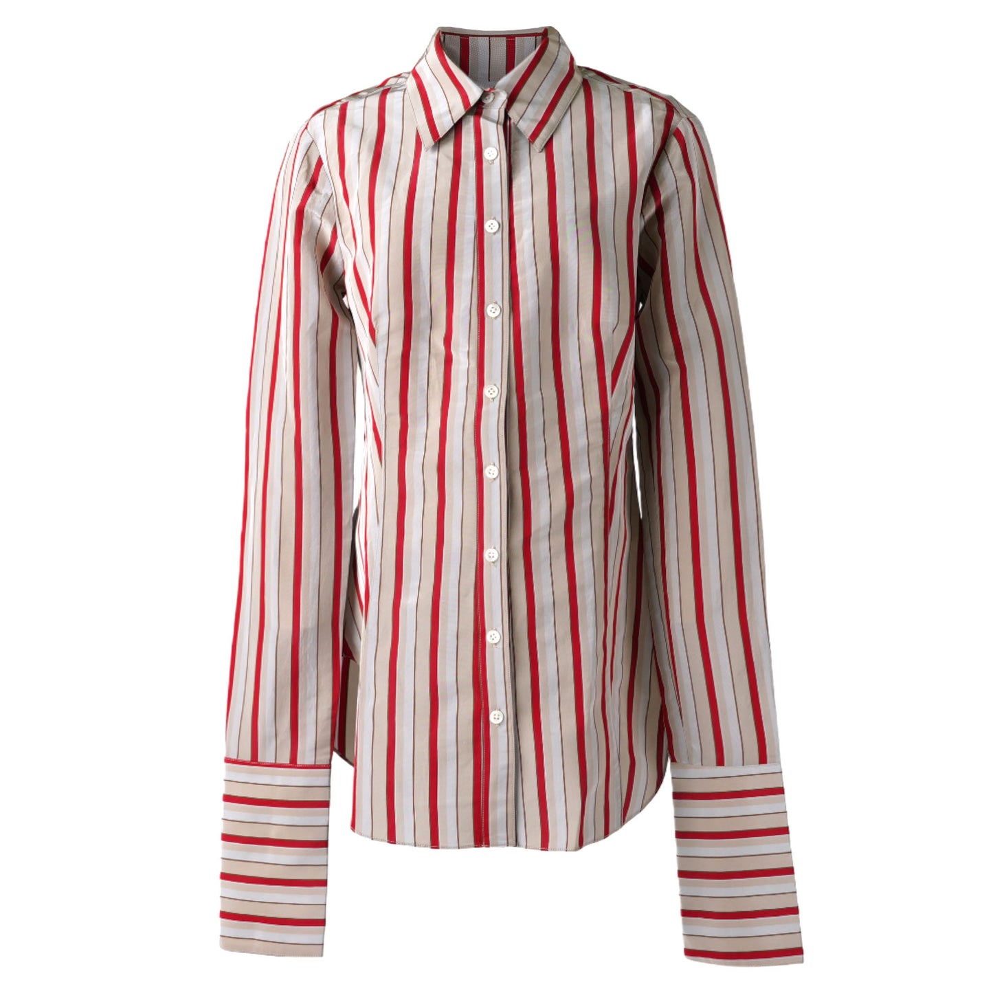 FITTED BUTTON DOWN / MULTI STRIPES