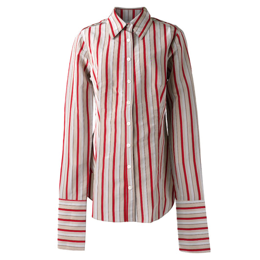 FITTED BUTTON DOWN / MULTI STRIPES