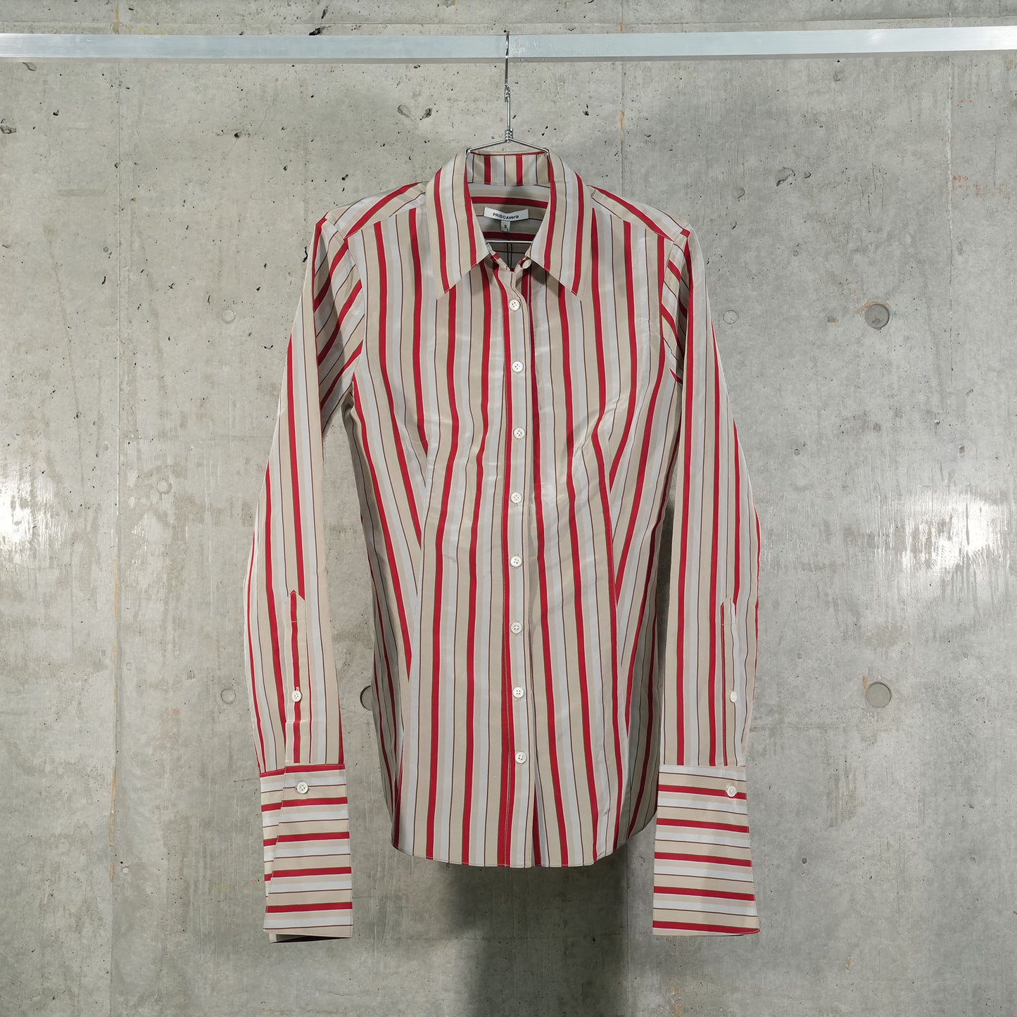 FITTED BUTTON DOWN / MULTI STRIPES