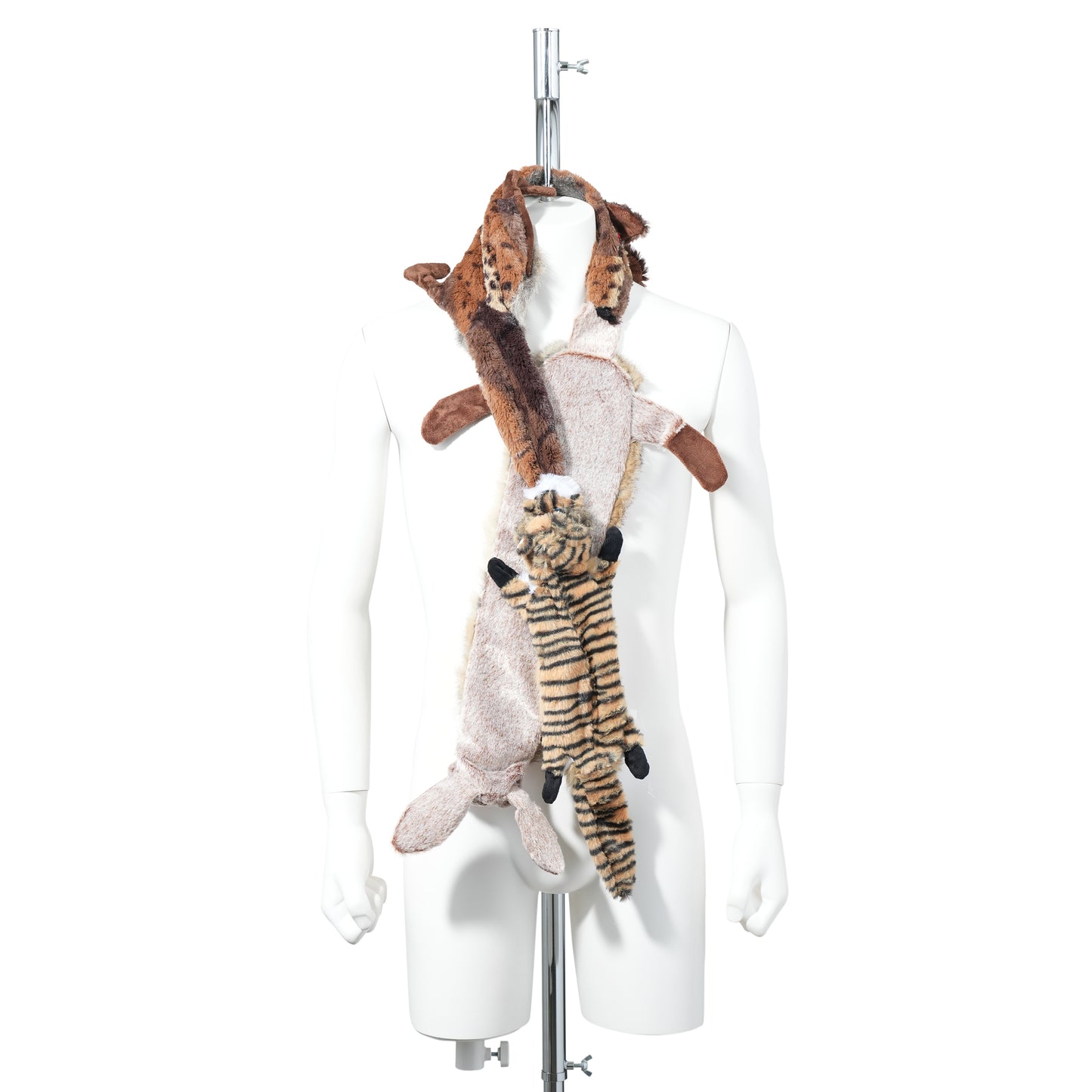 THE DOG LOVER SCARF / BROWN